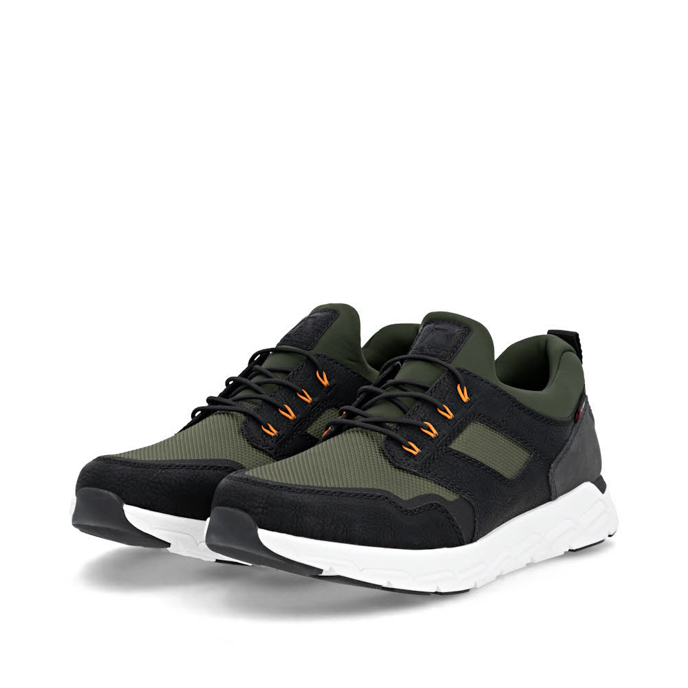 Rieker HWK Herren Halbschuhe Sneaker Low grün