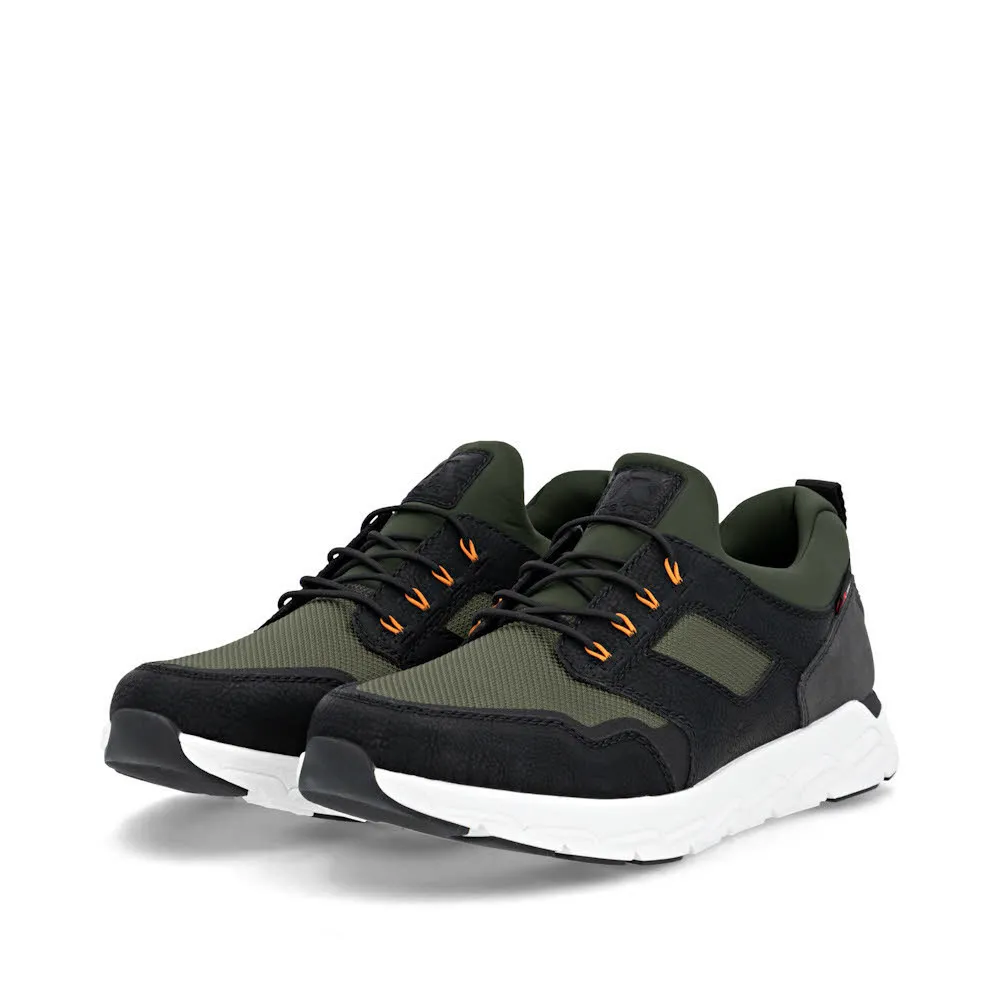 Rieker HWK Herren Halbschuhe Sneaker Low grün
