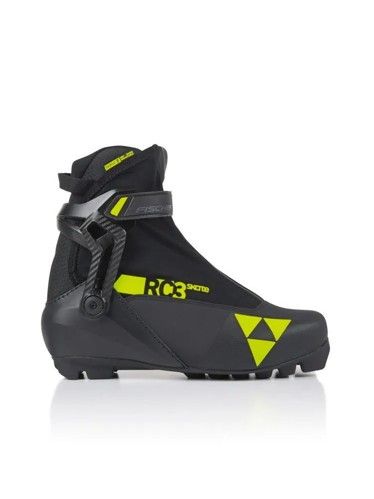 Fischer RC3 SKATE Unisex Langlaufschuhe Skating schwarz/gelb