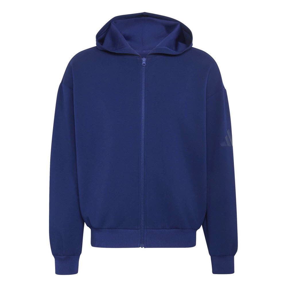 adidas SOFT LUX FULL-ZIP Herren Hoodie Kapuzenjacke dark blue