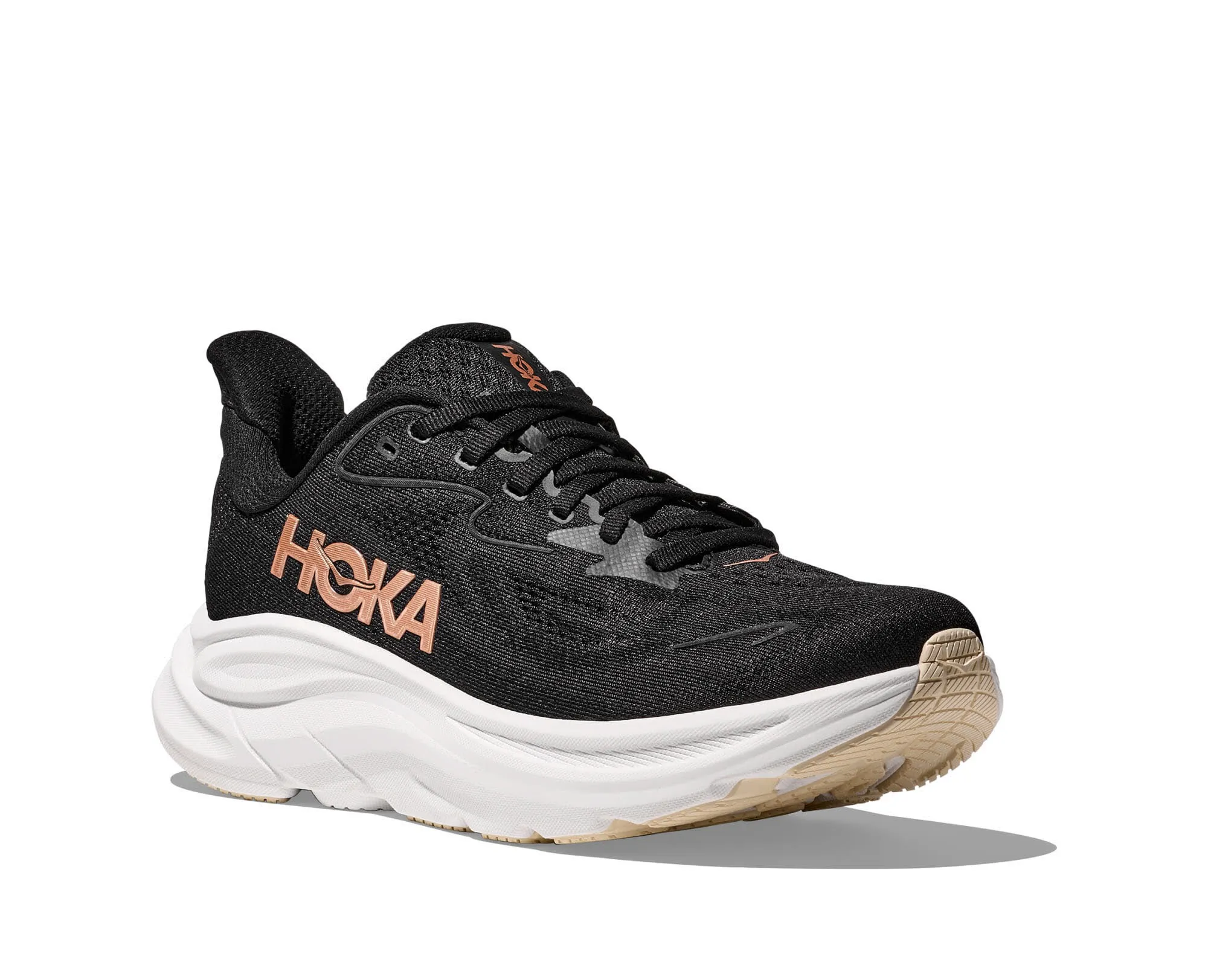 Hoka W CLIFTON 10 Damen Laufschuhe Joggingschuhe black/rose gold