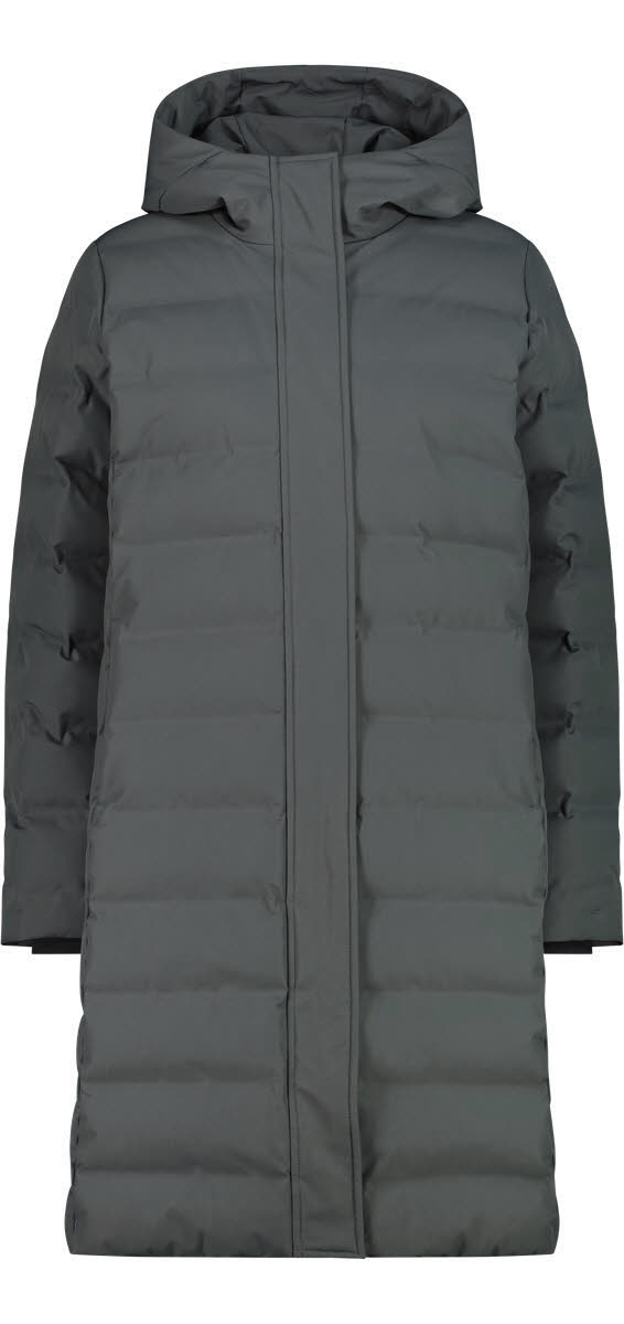CAMPAGNOLO WOMAN COAT FIX HOOD Freizeitmantel Damen Daunenjacke jungle