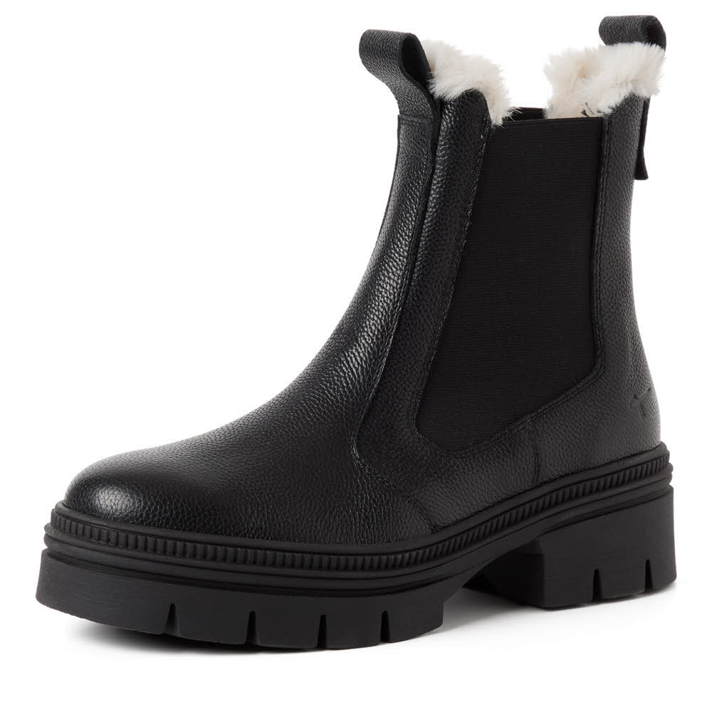 Tamaris Damen Stiefelette Winterstiefelette schwarz