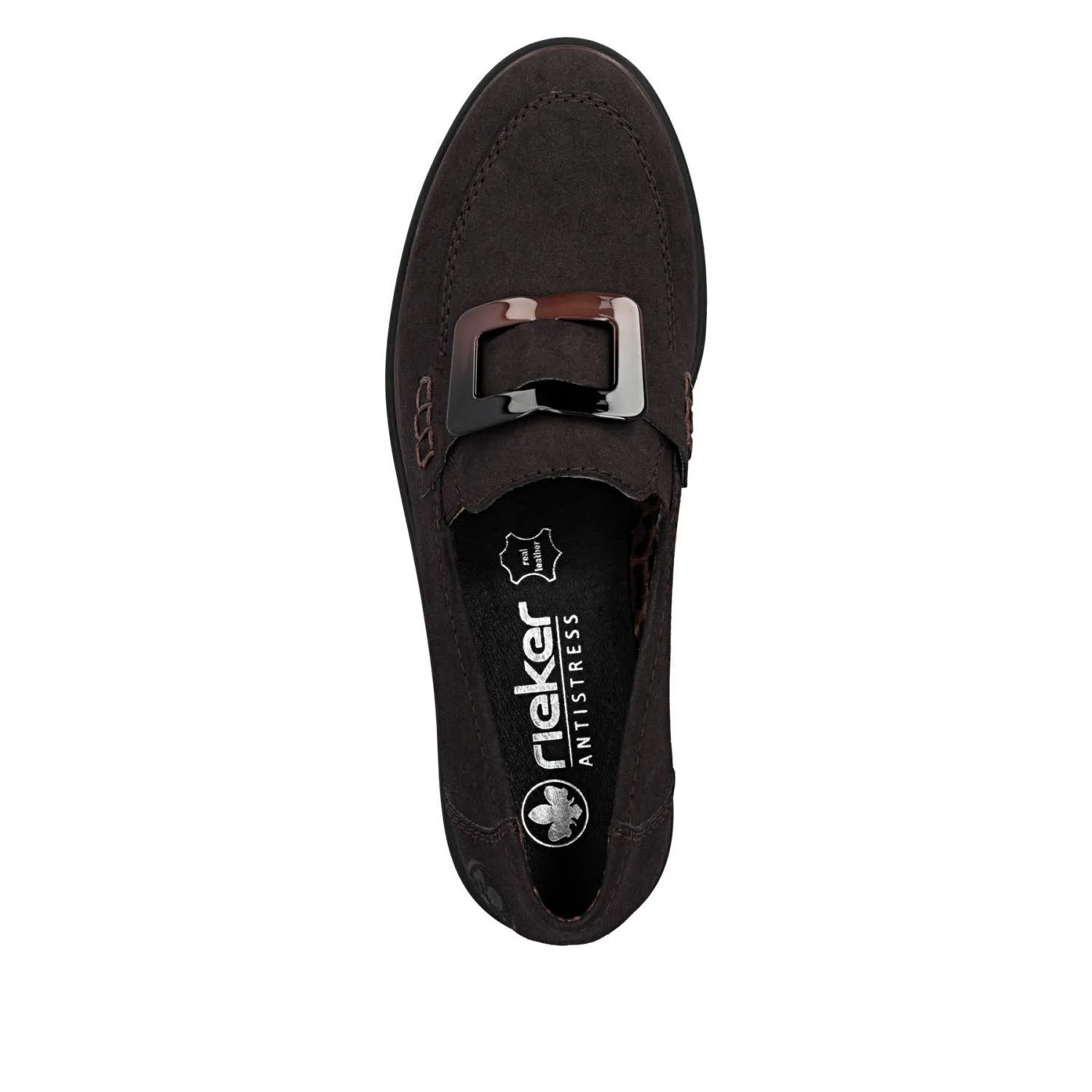 Rieker HWK Damen Halbschuhe Slipper nougat
