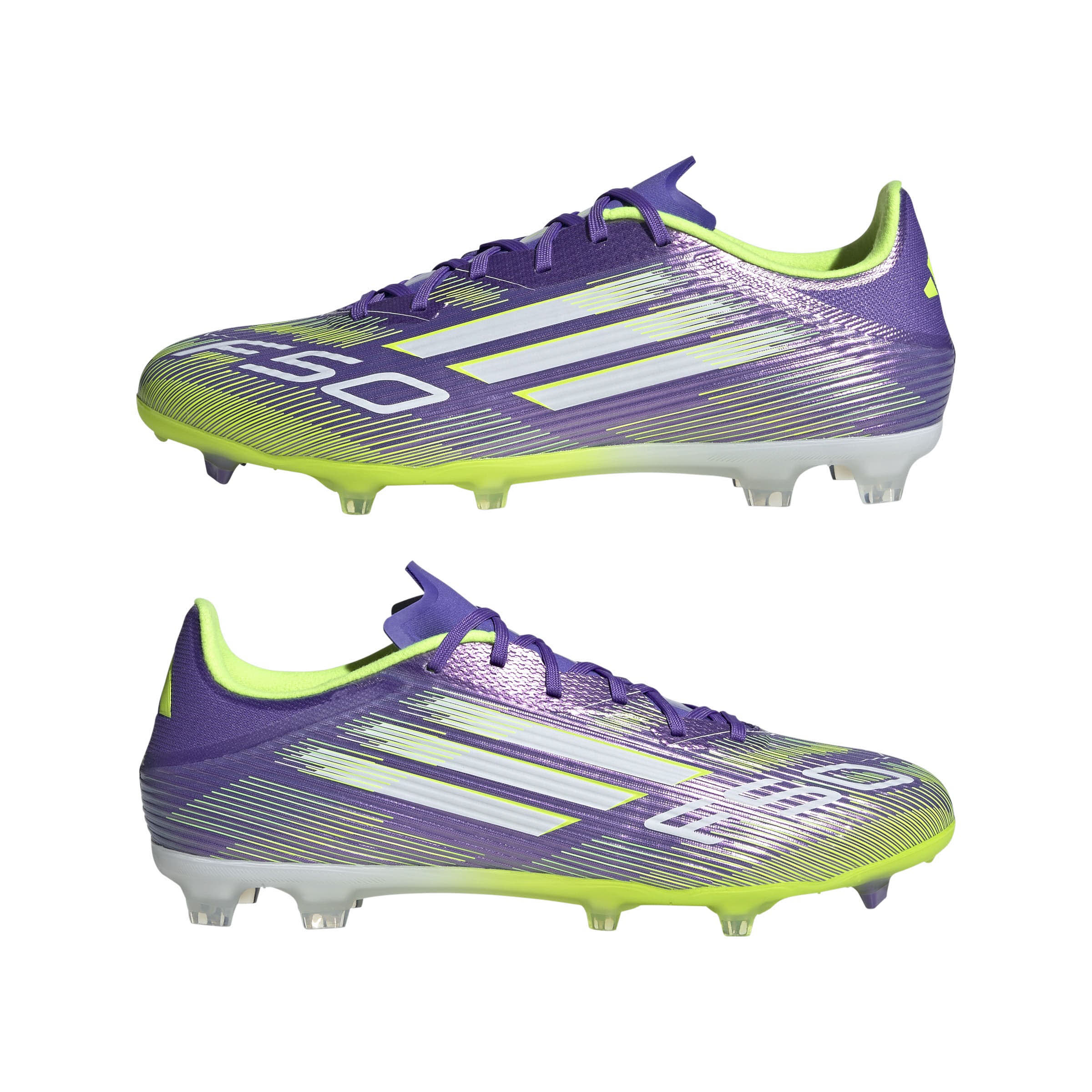 adidas F50 LEAGUE FG/MG Unisex Fußballschuhe Stollenschuhe purrus/ftwwht/luclem