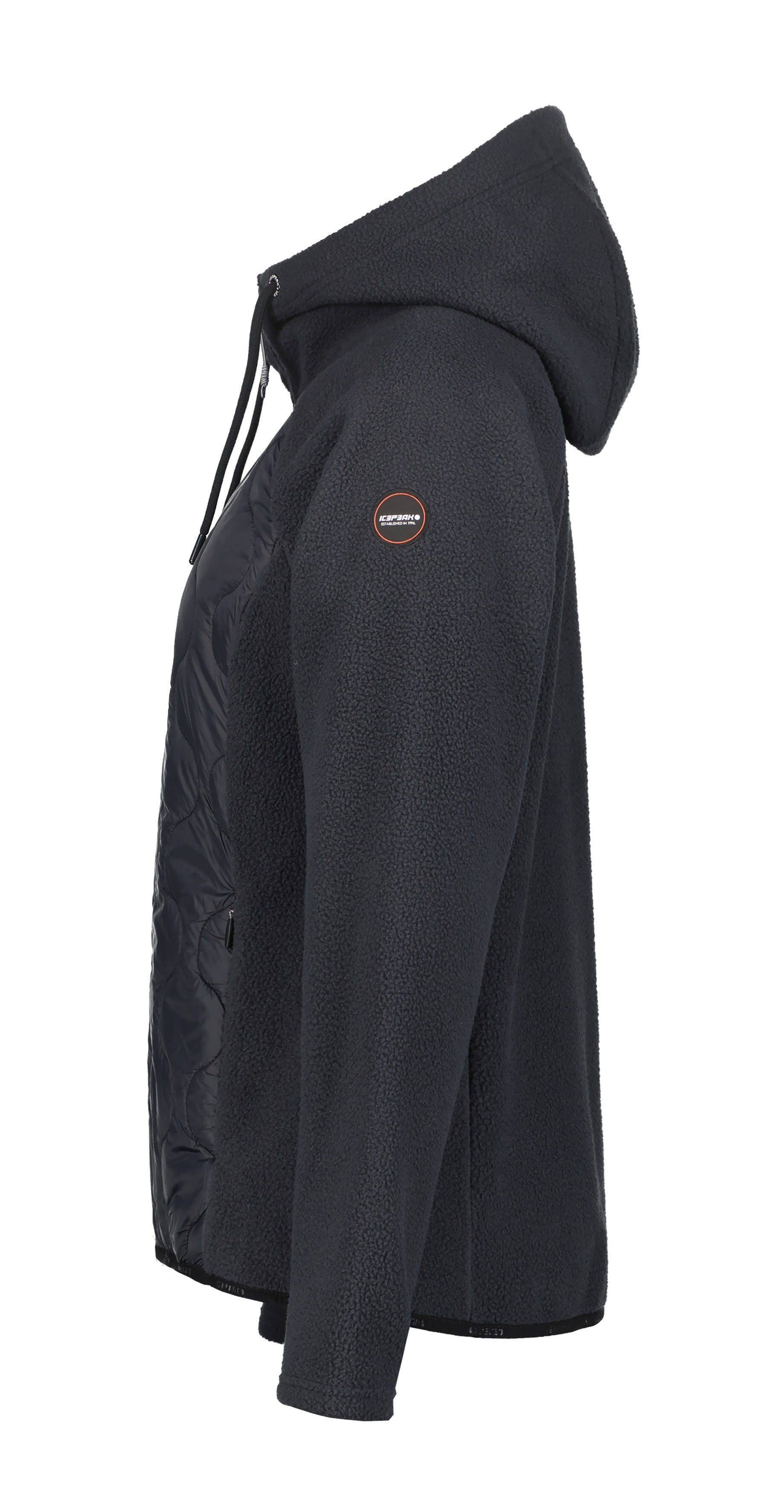 Icepeak Midlyaer Fleecejacke Hybridjacke Damen schwarz