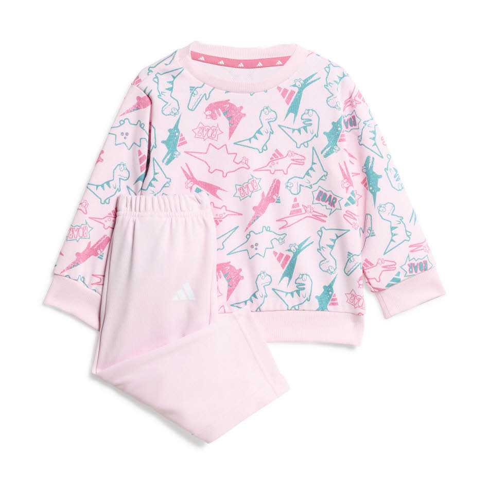 adidas Seasonal Essentials Adiraptor French Terry Mädchen Jogger-Set pink