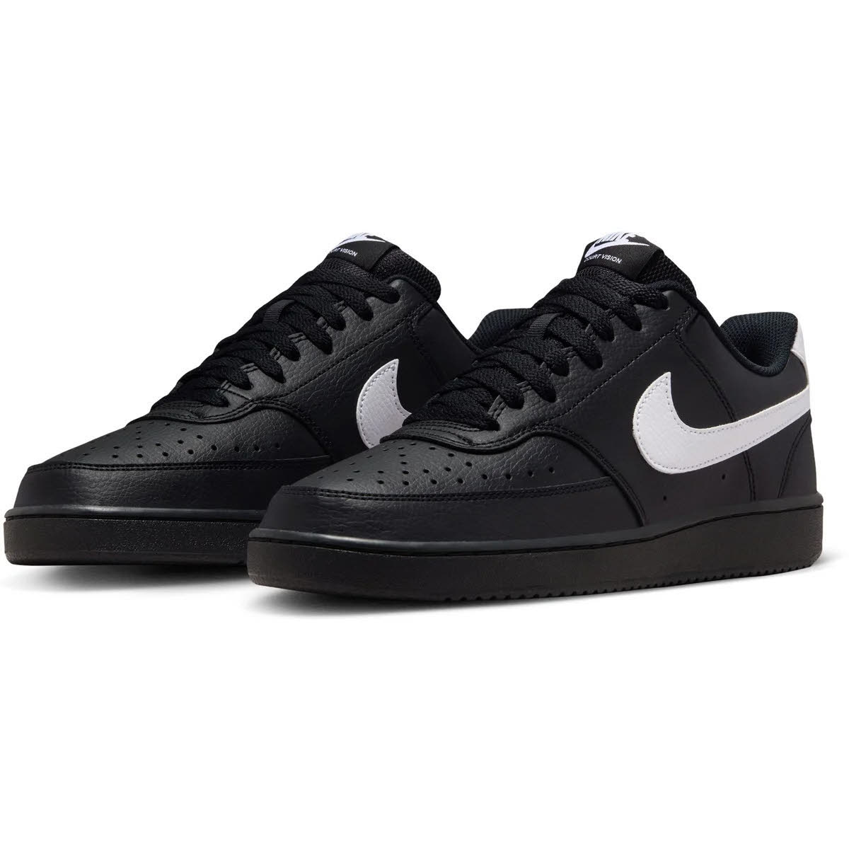Nike Court Vision Low Herren schwarz