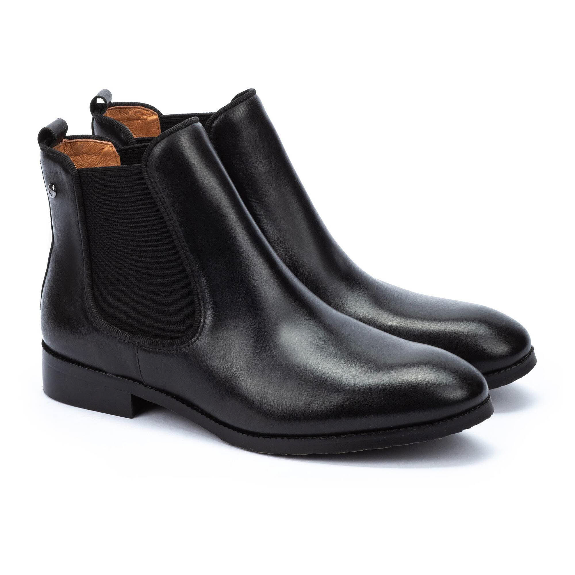 Pikolinos ROYAL Stiefelette Lederstiefelette Slipper Damen schwarz