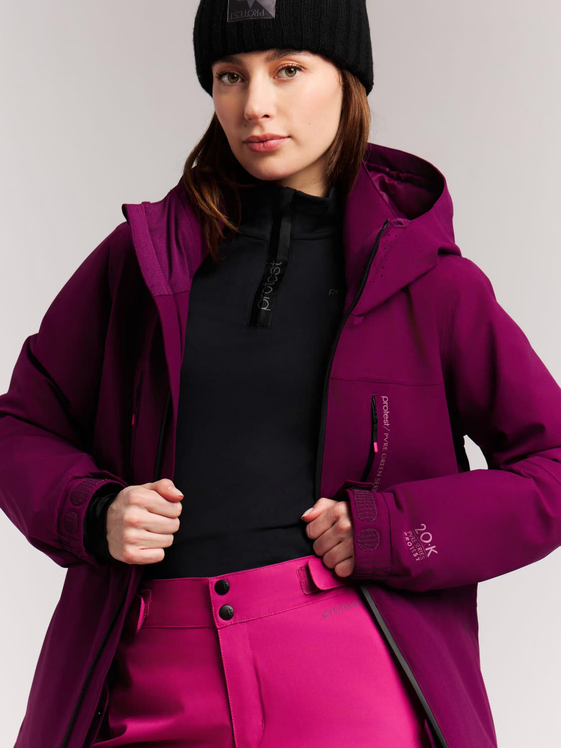 Protest PRTBeverly Damen Skijacke Winterjacke lila