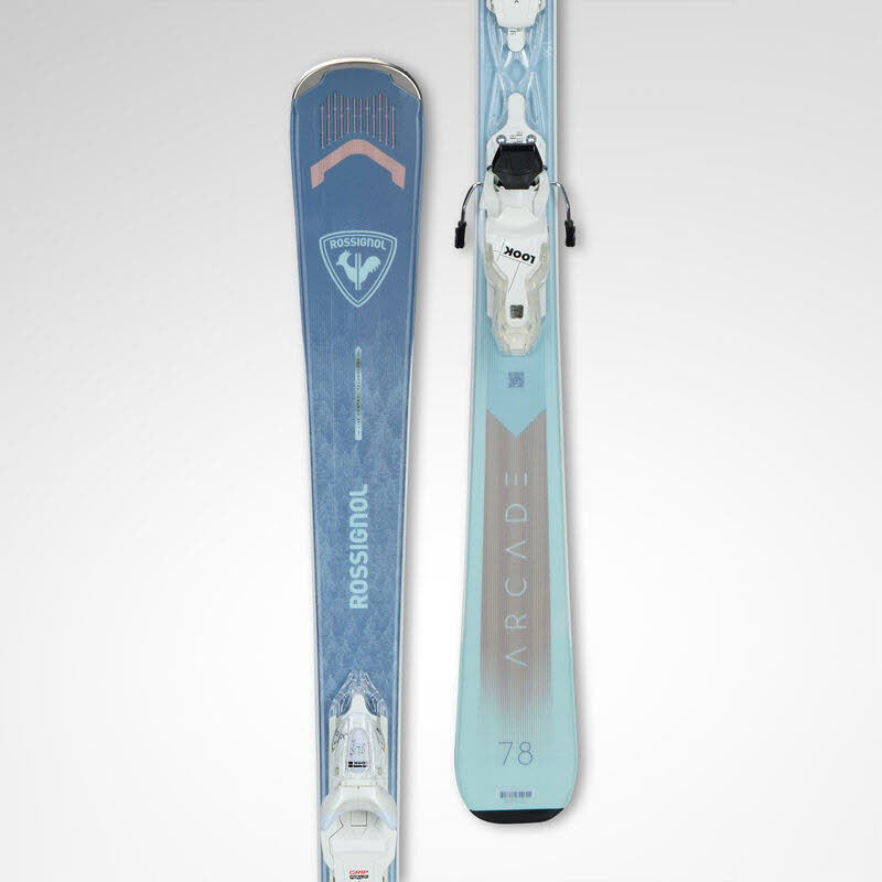 Rossignol ARCADE W 78 + XP10 GW Damen Ski Einsteiger 26/27 white/sparkle