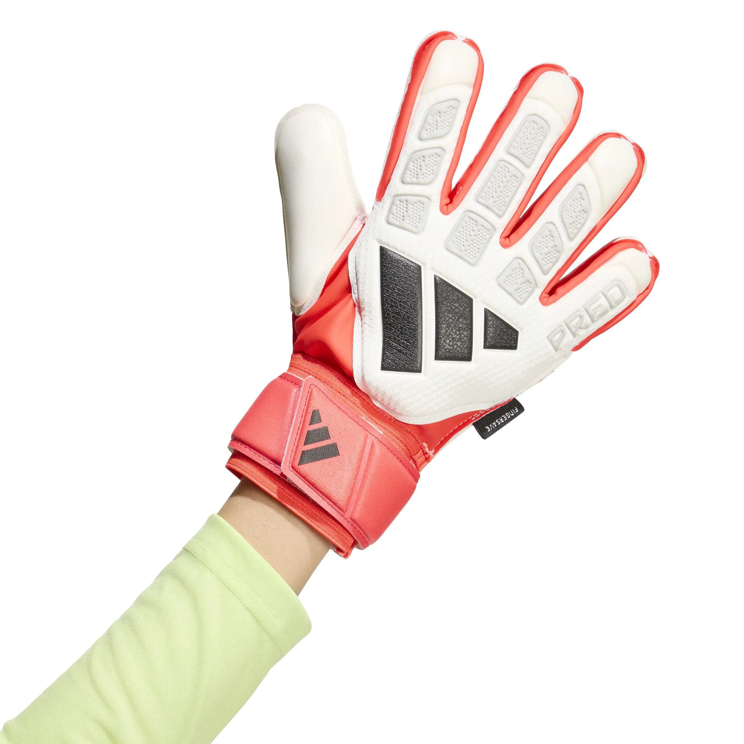 adidas PREDATOR TORWARTHANDSCHUH MATCH Jr. Kinder Torwarthandschuhe weiß/rot