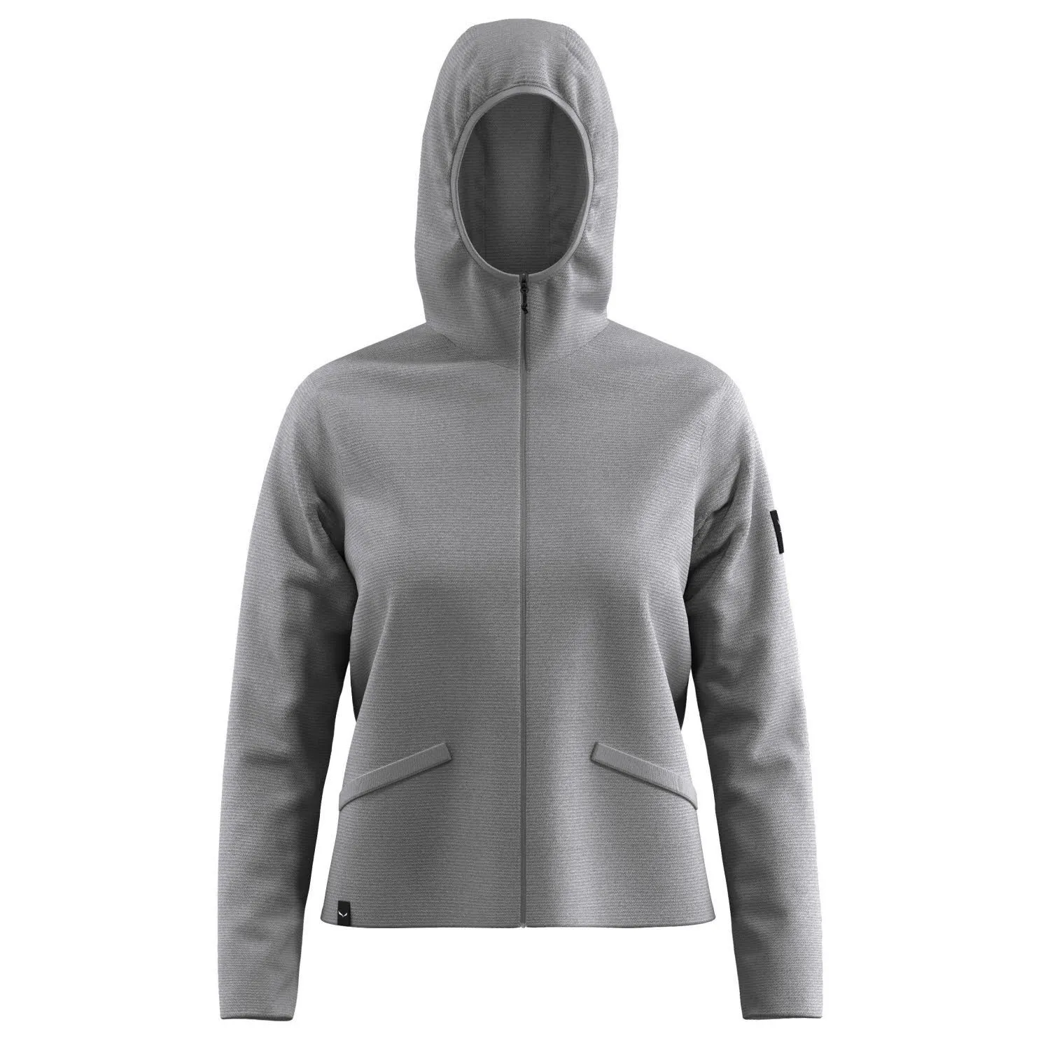 Salewa Fanes Sarner Jacke Damen Strickjacke Fleecejacke grau