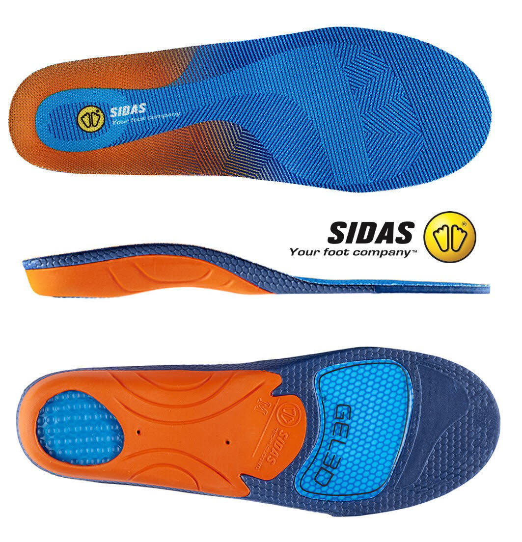 Sidas CUSHIONING GEL 3D Unisex 2017 Multi-Aktivities Einlegesohle Multisport 1Paar NEU