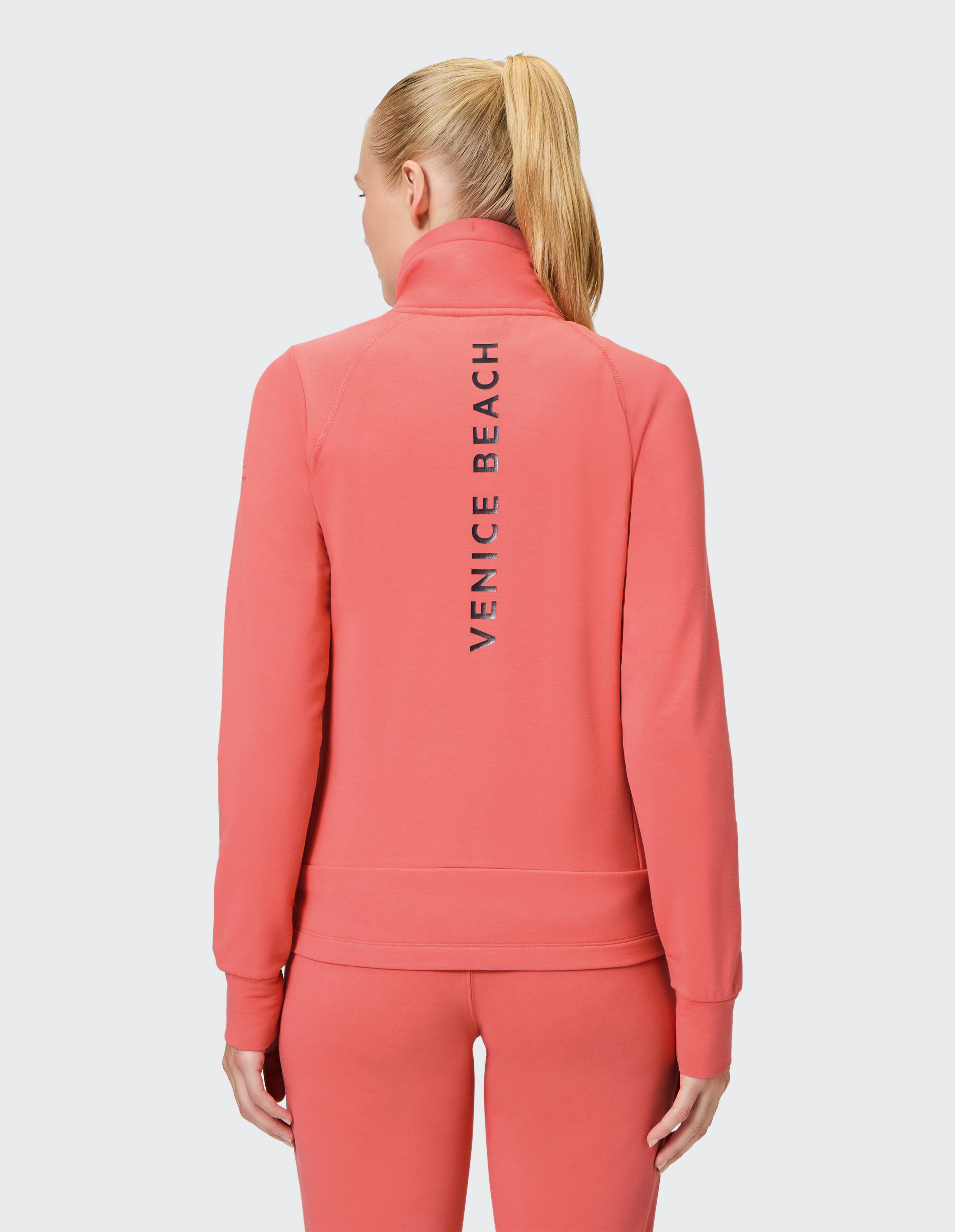 Venice Beach FLORENCE Sweatjacke Damen hellrot orange lachs