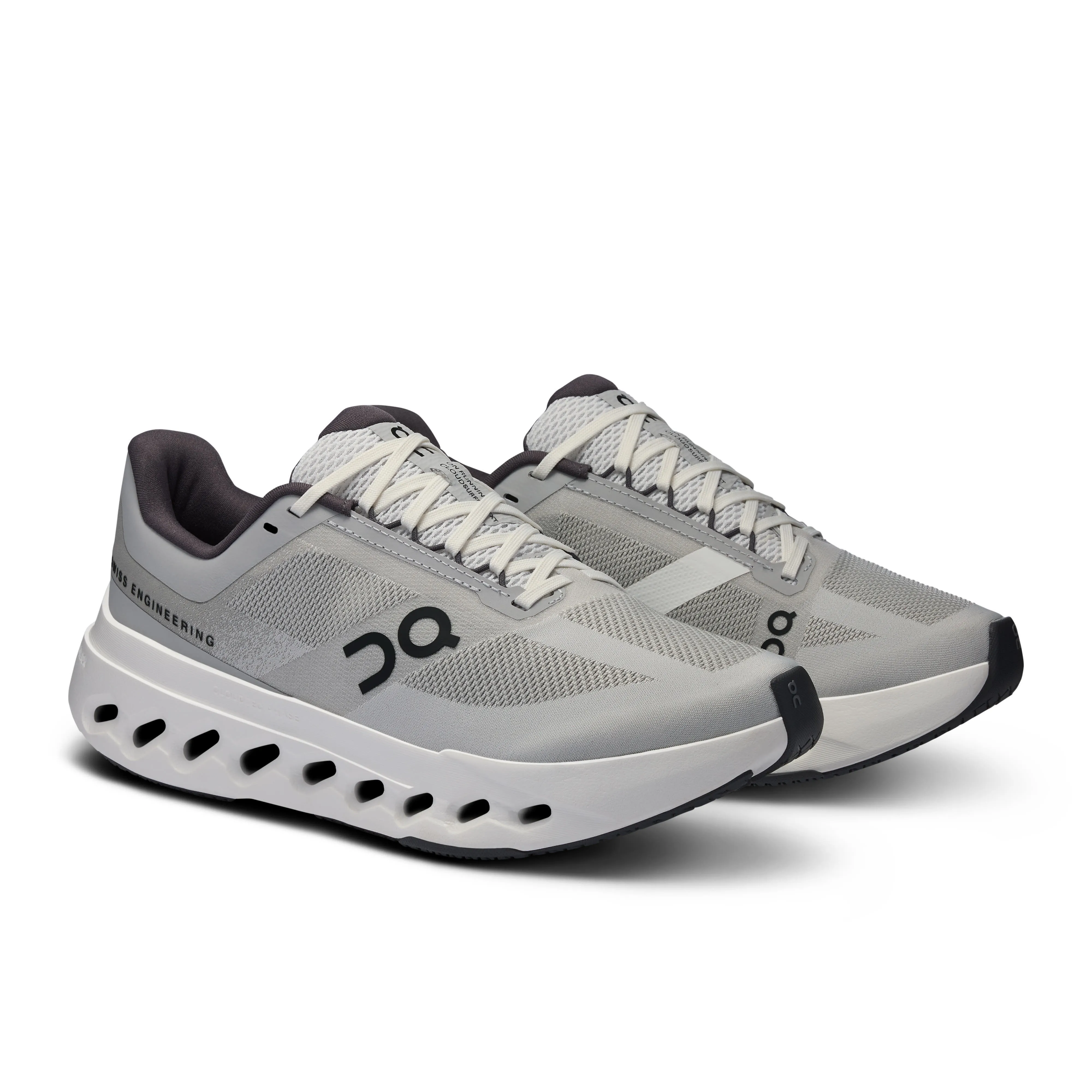 ON Cloudsurfer Next Laufschuhe Joggingschuhe Damen weiß grau