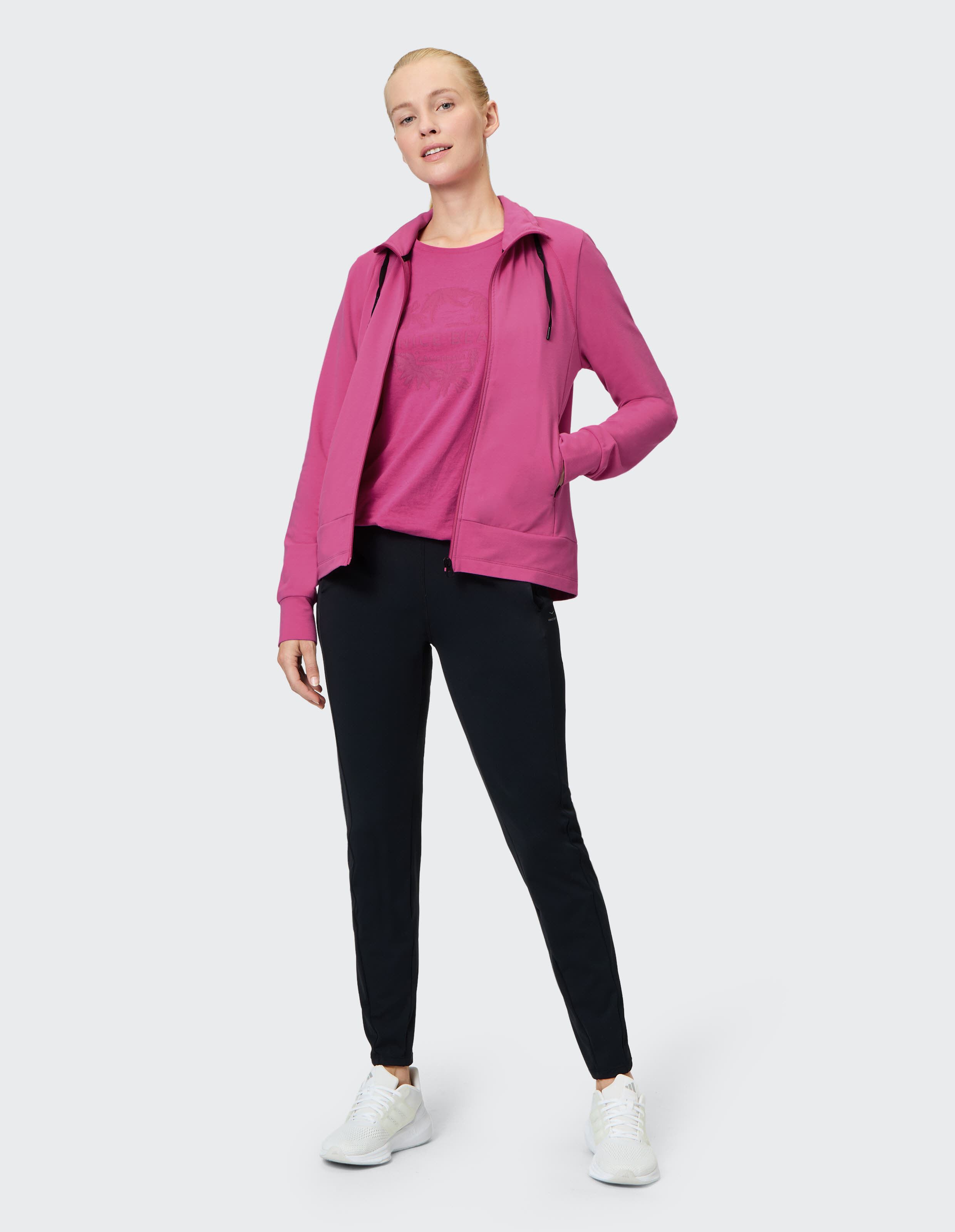 Venice Beach FLORENCE Sweatjacke Damen pink