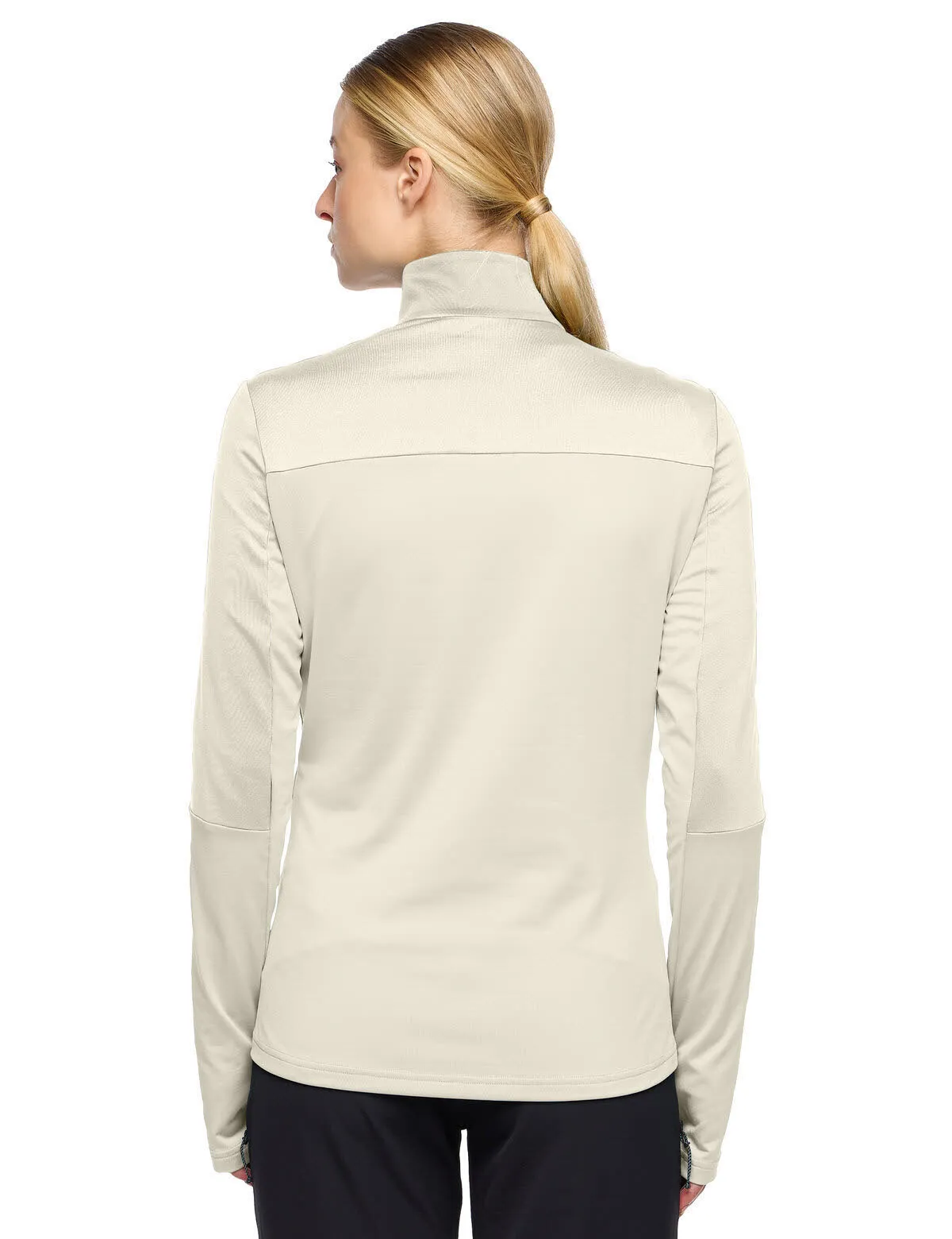 Vaude Livigno Skirolli Funktionsshirt langarm Damen beige