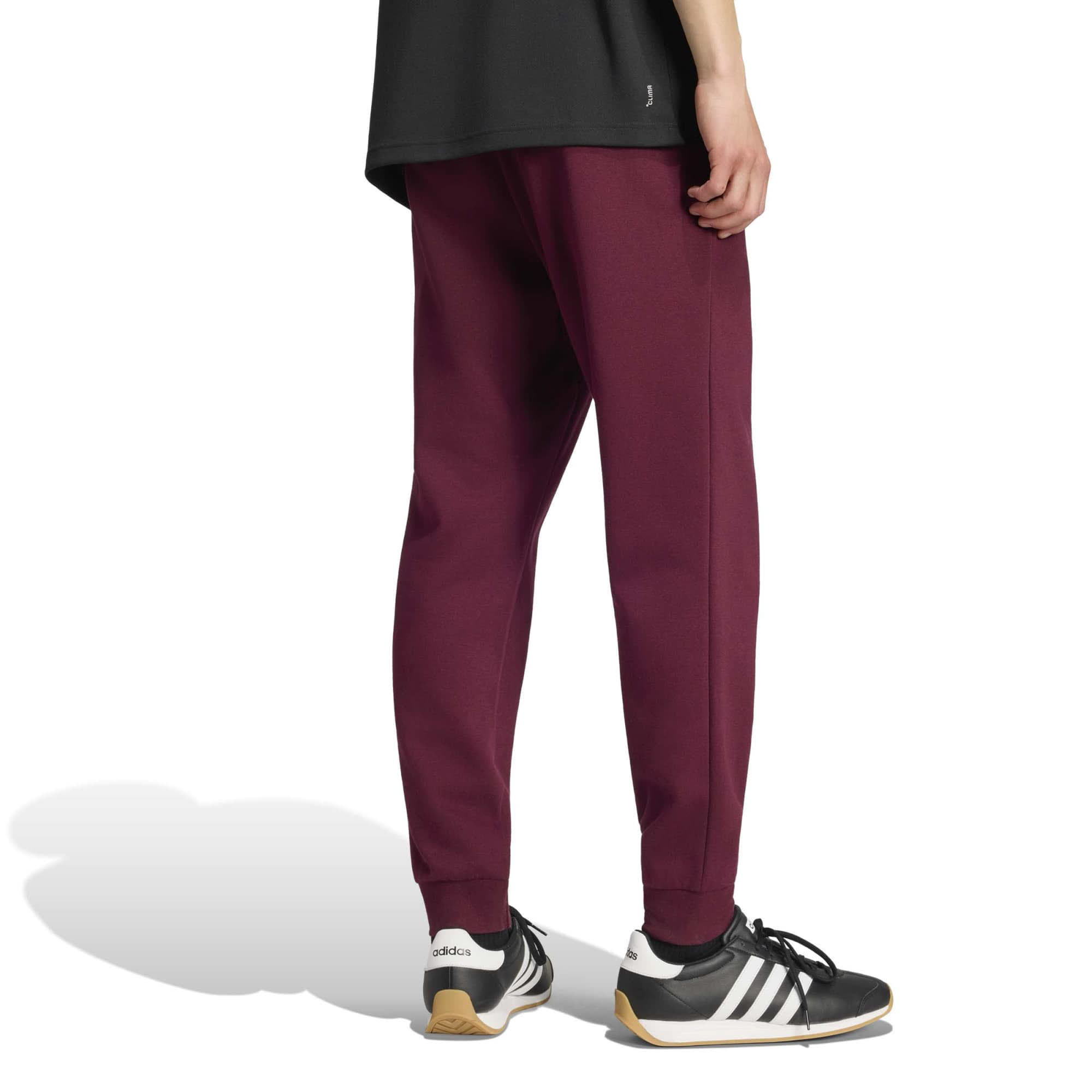 adidas M FEELCOZY PANT Herren Jogginghose weinrot