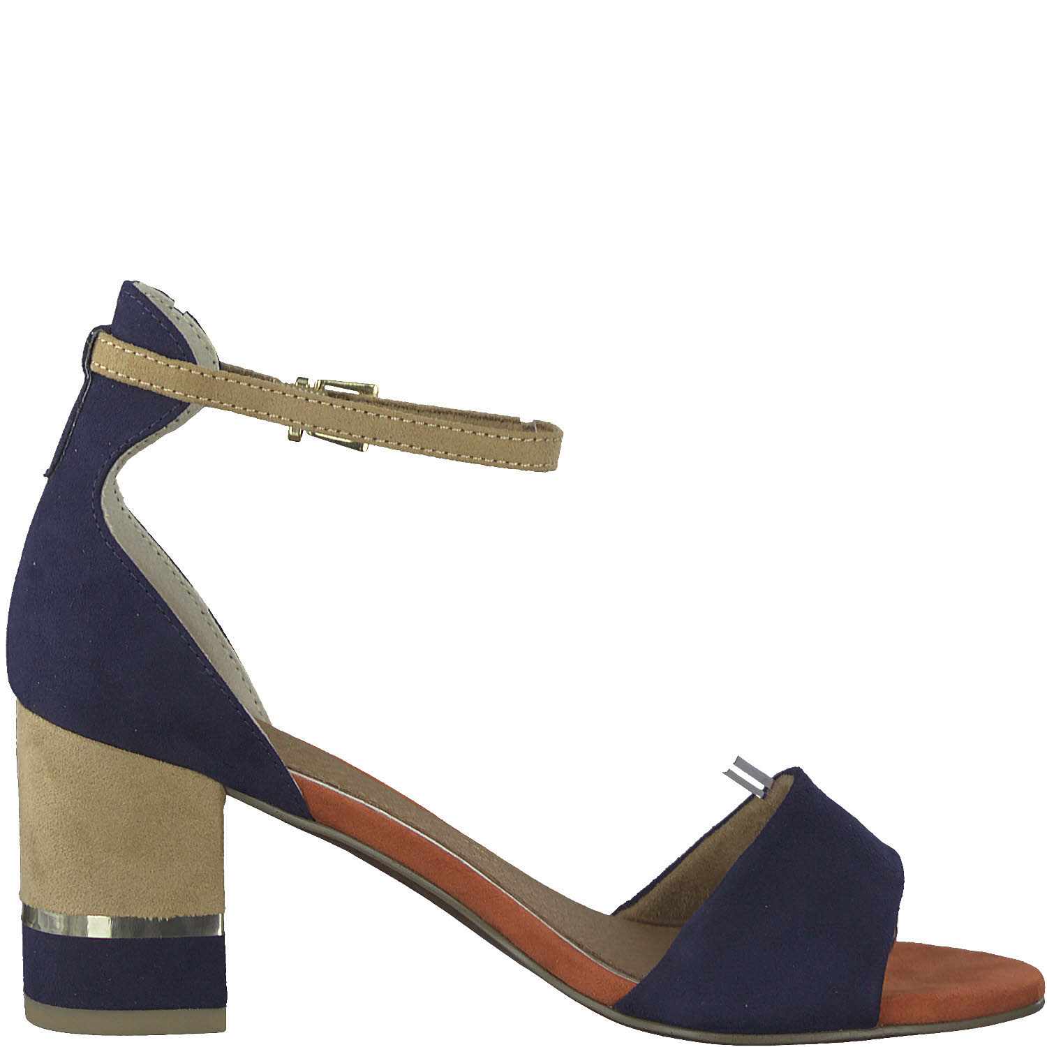Marco Tozzi Damen Sandalette blau
