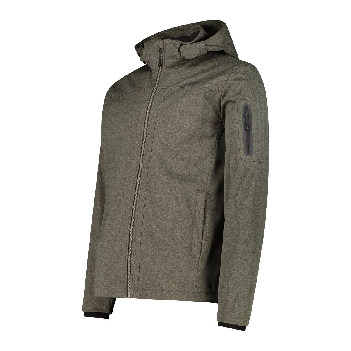 CMP MAN JACKET ZIP HOOD Herren Softshelljacke Wanderjacke sage mel-pine