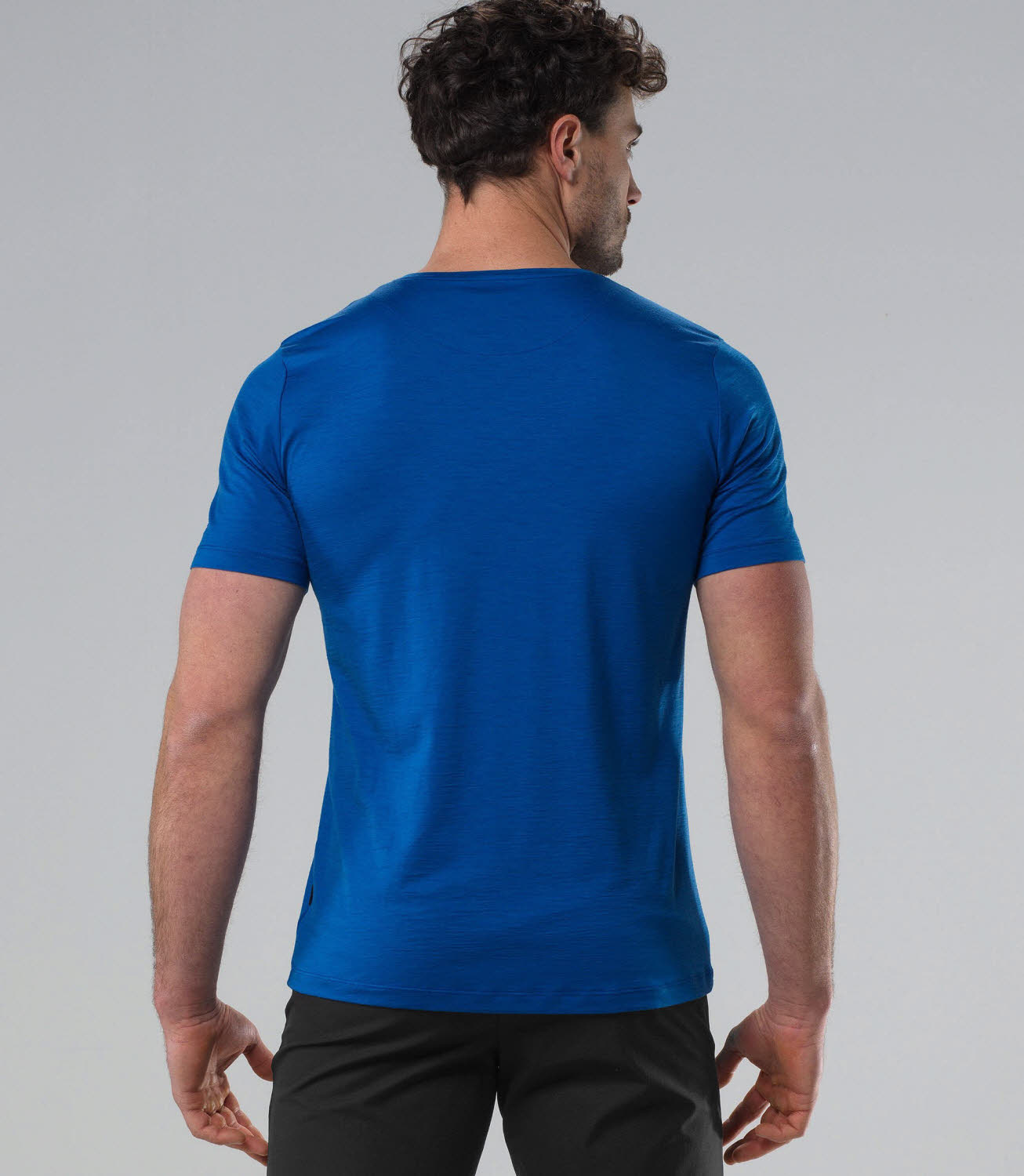 Löffler M PRINTSHIRT MERINO-LIGHT Herren T-Shirt Funktionsshirt marin