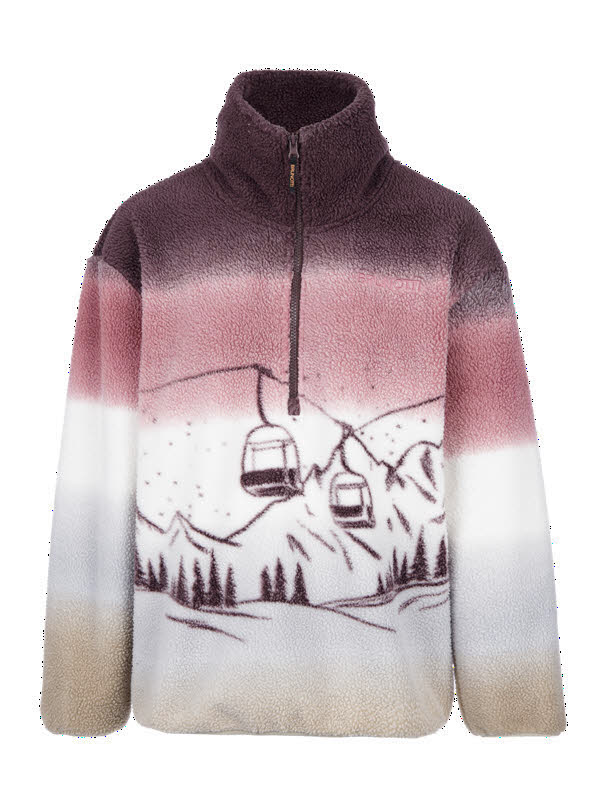 BRUNOTTI DA Gonna Urban Fleece Damen Fleecepulli braun