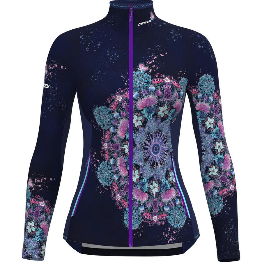 Crazy Idea Pull Wonder Magic Light Damen Midlayer mandala