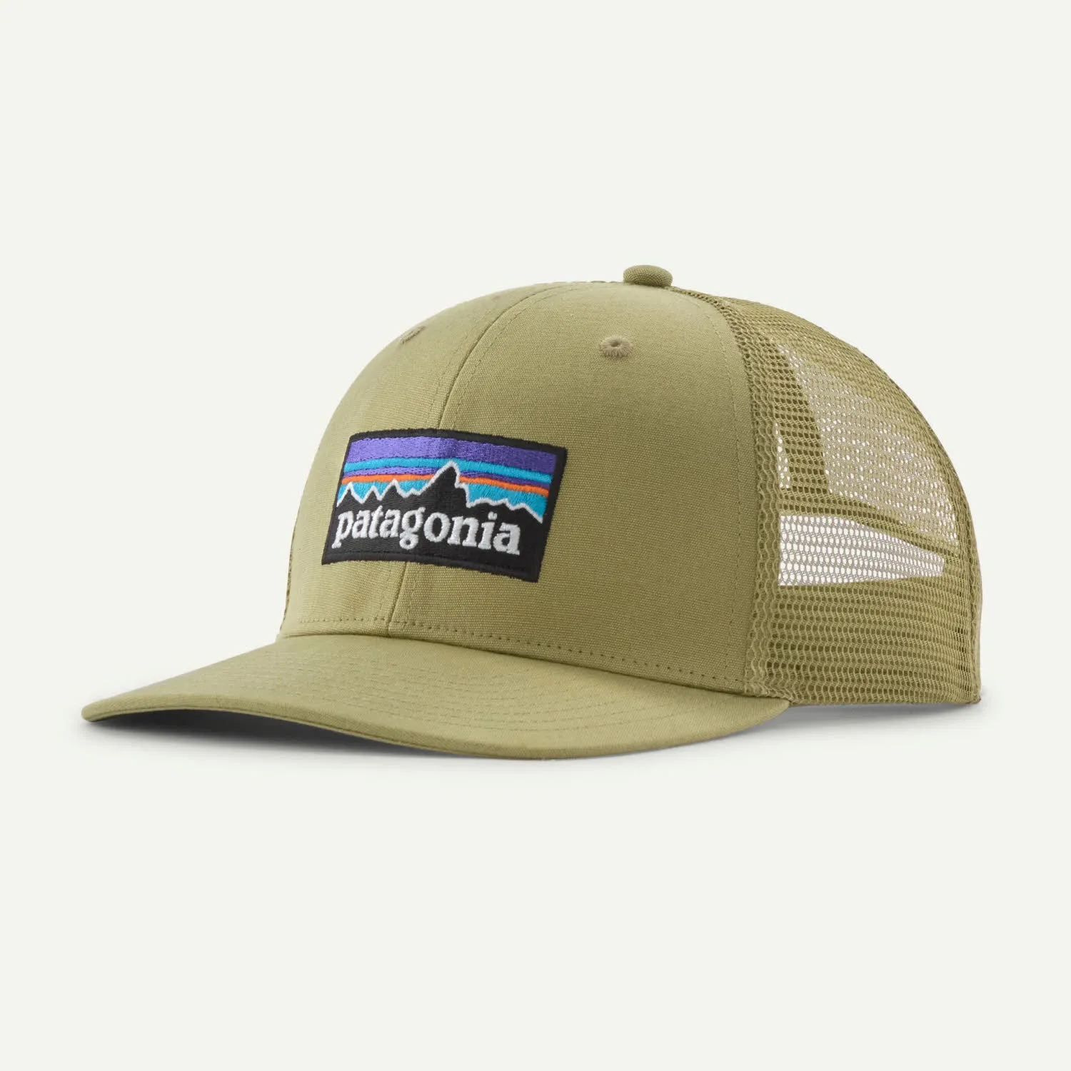 Patagonia P-6 Logo Trucker Hat Unisex Kappe Cap gumtree green