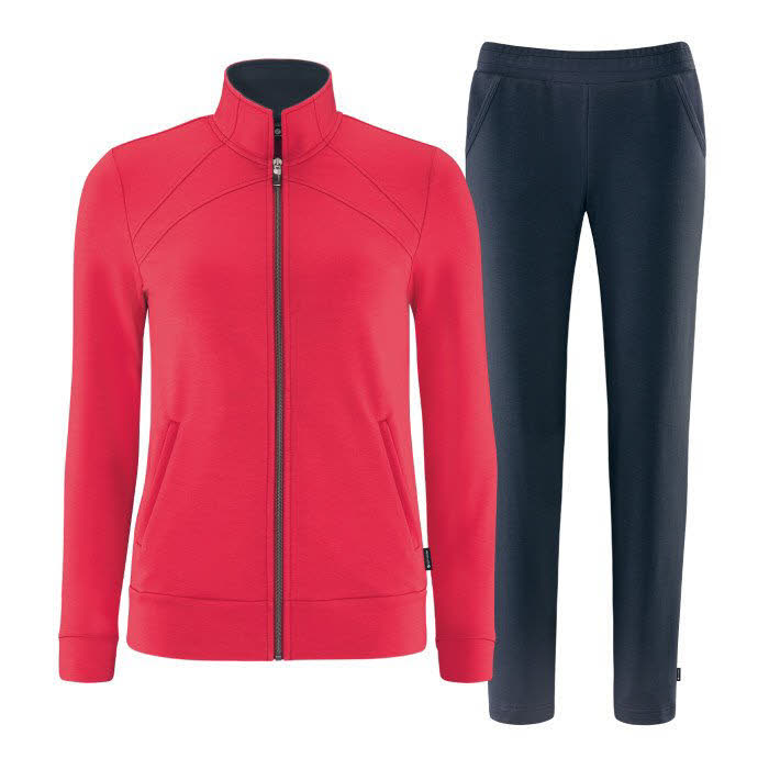 Schneider Deliaw-Anzug Damen Trainingsanzug Jogginganzug rot