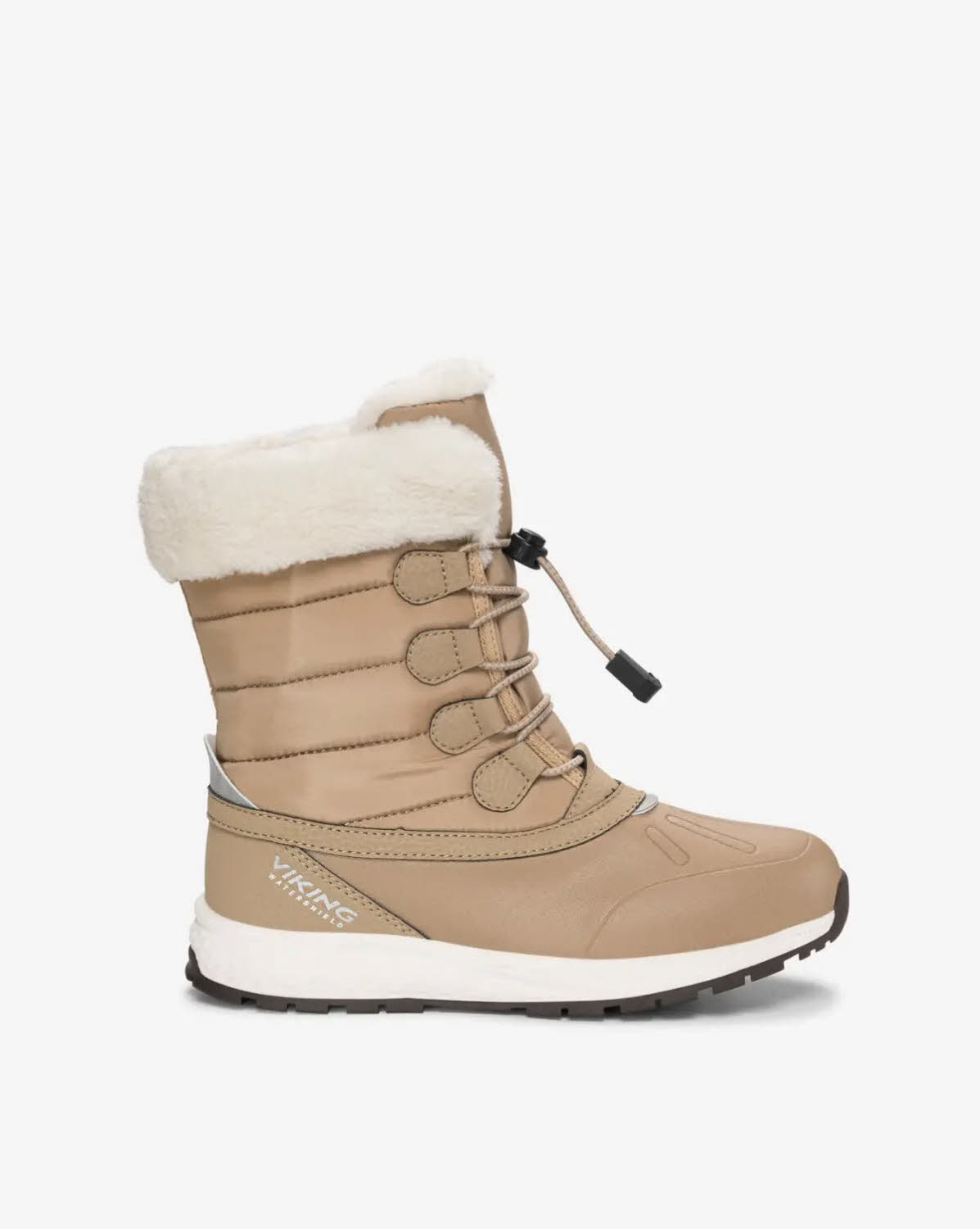 Viking Equip Warm WP Zip Mädchen Thermoboots Winterstiefel dark natural