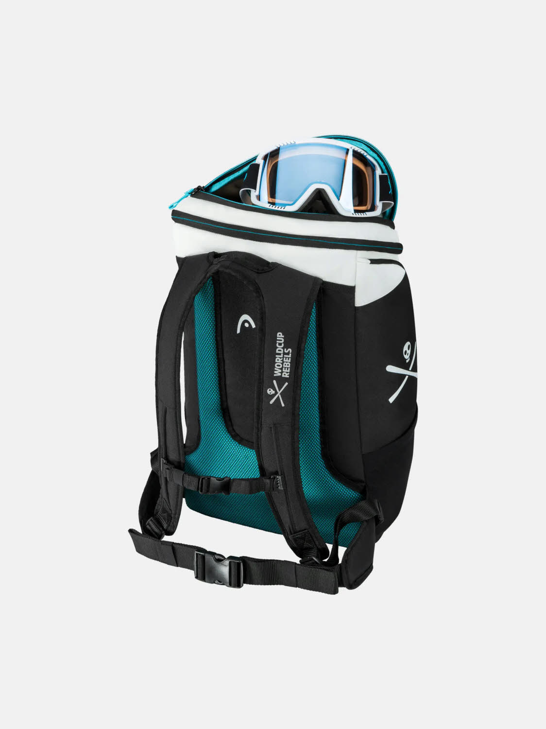 Head Rebels Backpack 30L Unisex Skischuhtasche Skirucksack schwarz/weiß