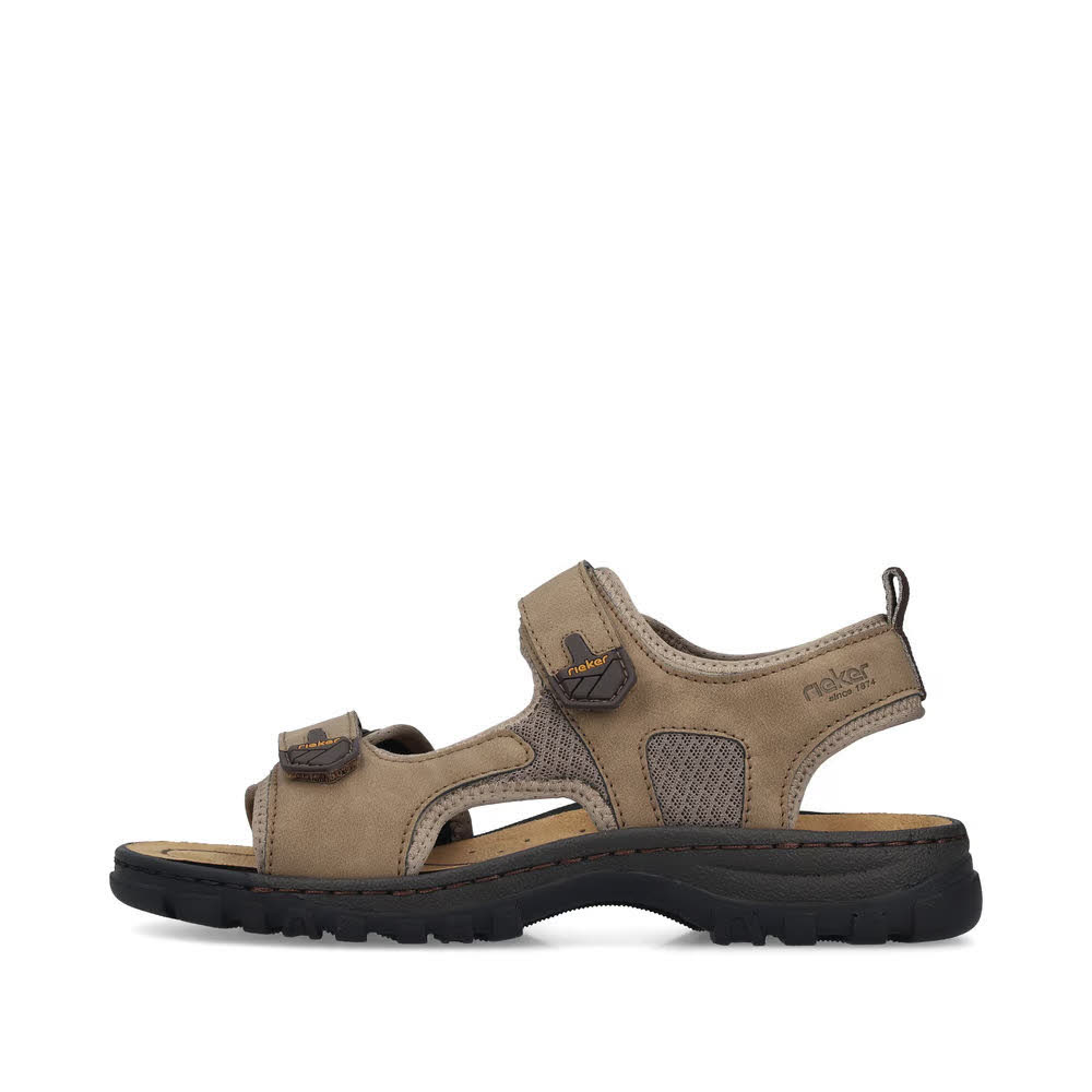 Rieker FSK Herren Sandalen Trekkingsandalen beige