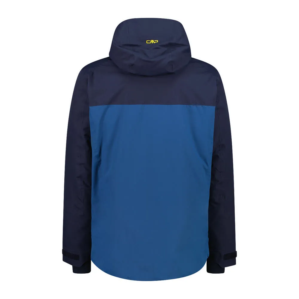 CMP MAN JACKET FIX HOOD Damen Skijacke Winterjacke bluestone