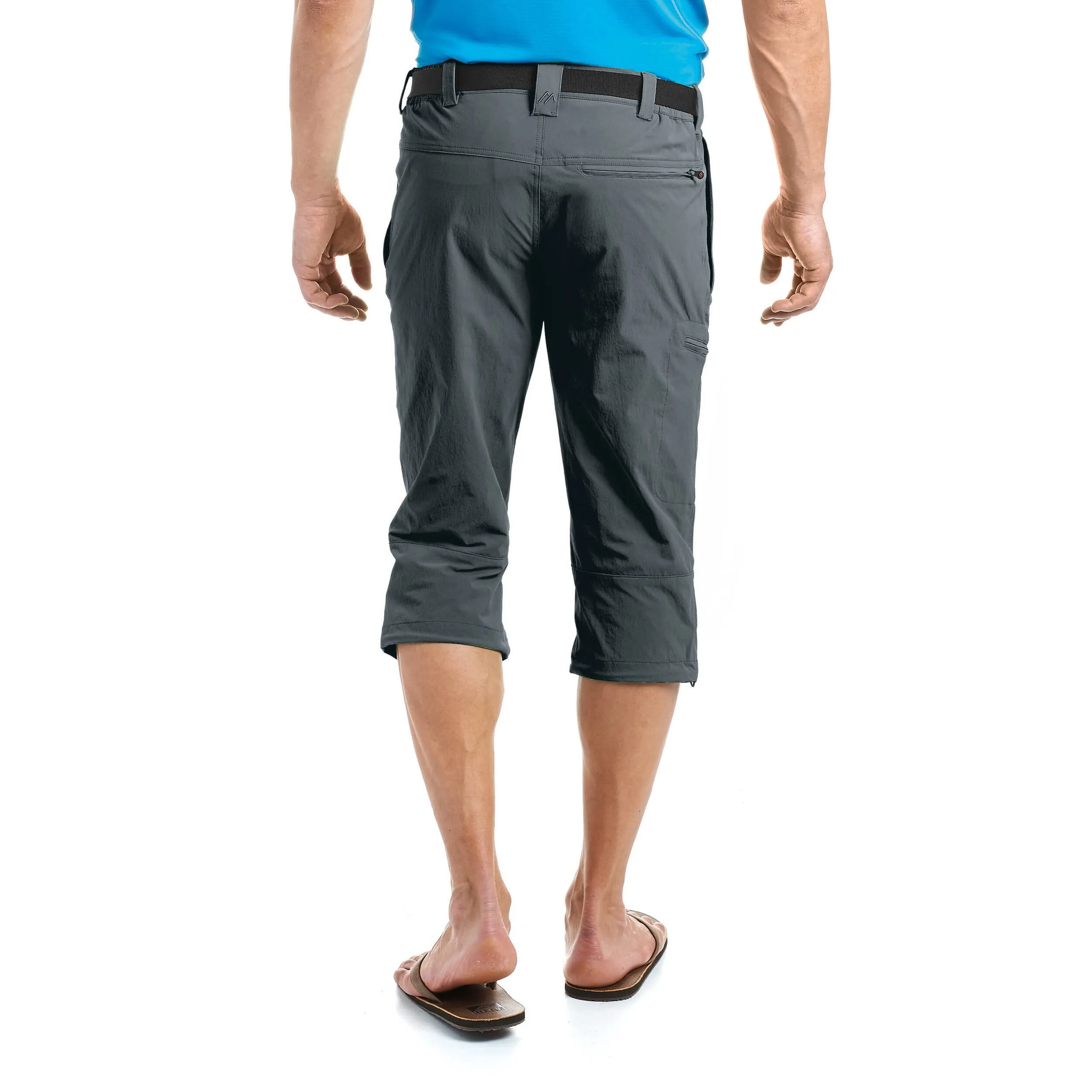 Maier Sports Capri Jennisei Herren Wandercapri 3/4 Wandern Freizeit grau NEU