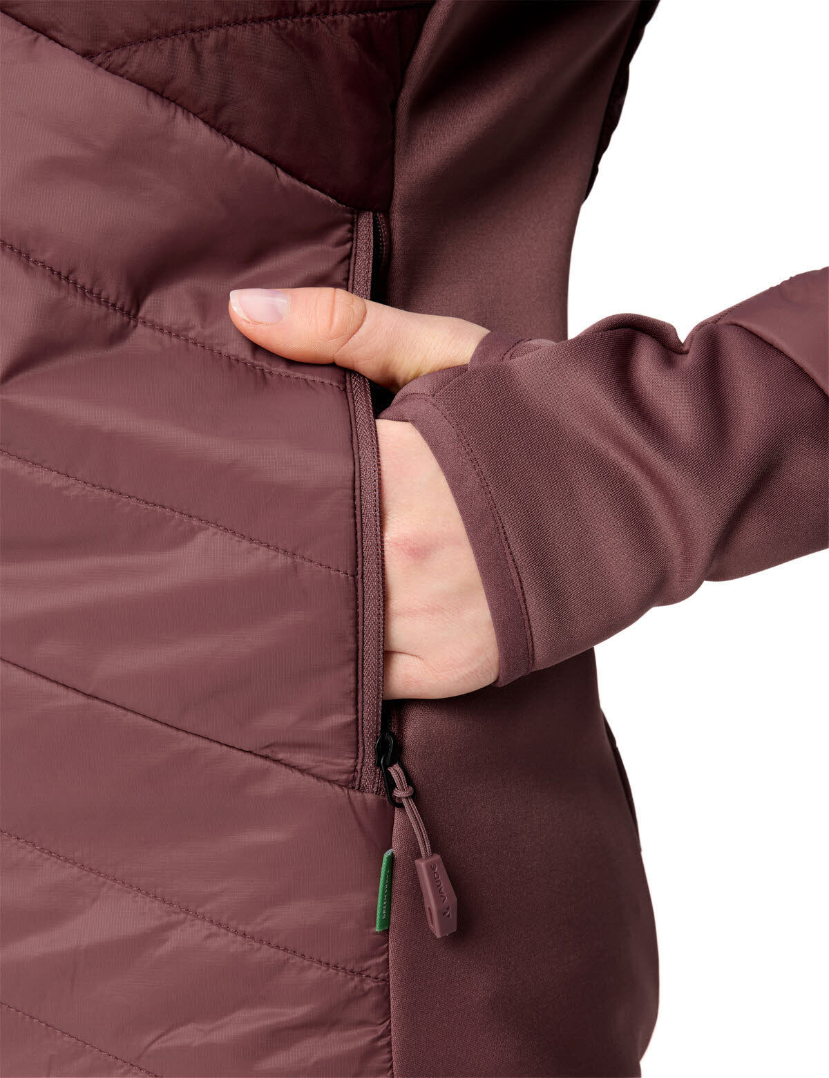 Vaude SESVENNA IV Damen Winterjacke Kapuzenjacke ruby dusk