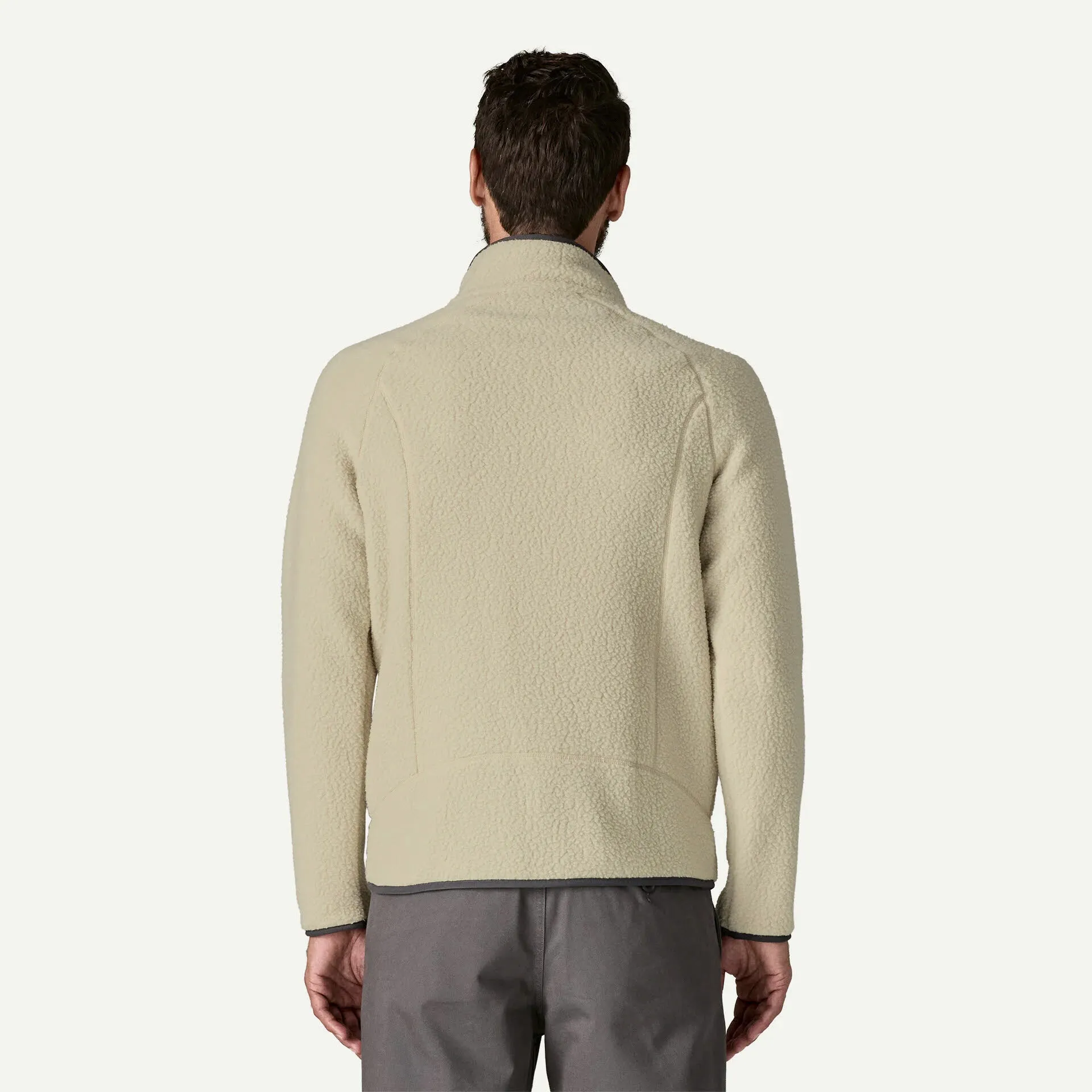 Men Retro Pile Fleece Jacket
