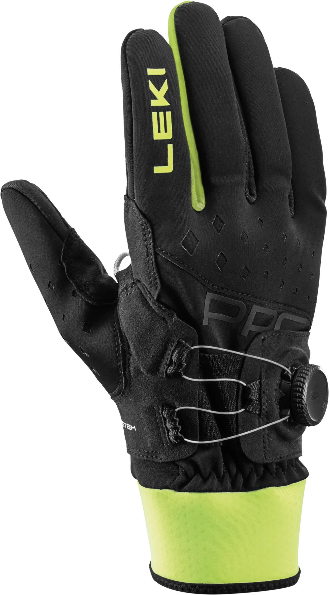 LEKI PRC BOA Shark Handschuh Langlauf Shark System Herren schwarz NEU