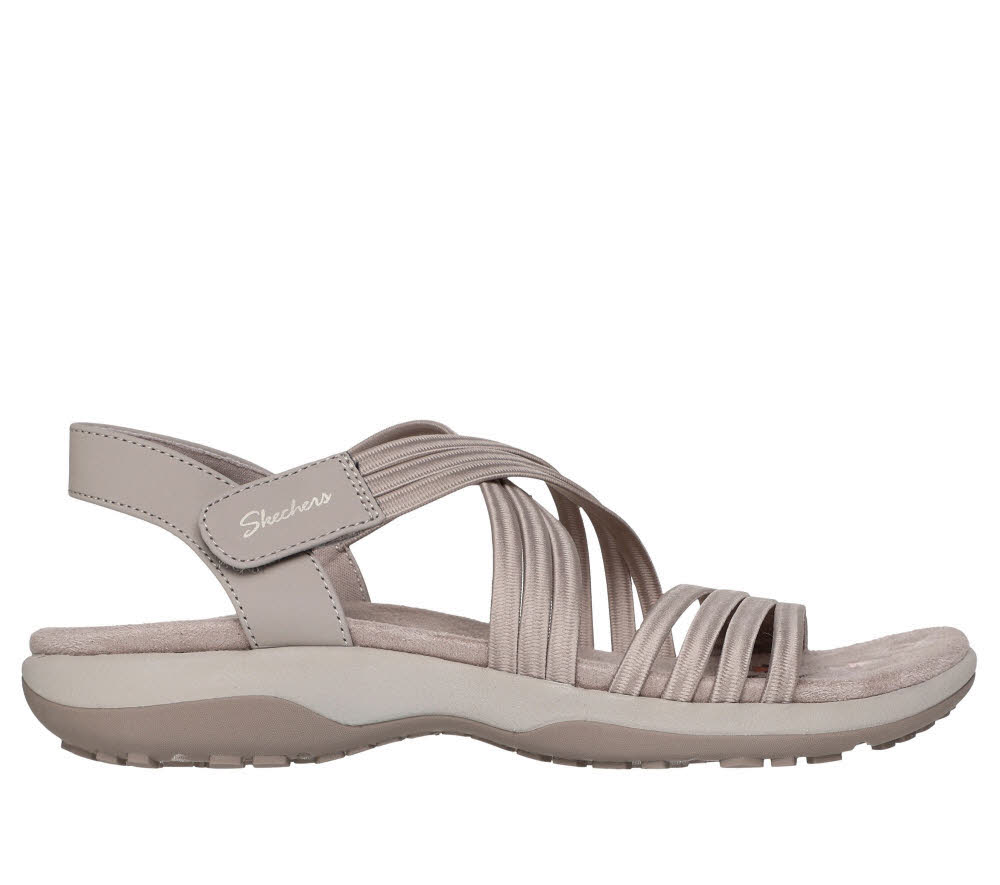 Skechers REGGAE SLIM - SUNNYSIDE 2.0 Damen Sandalen Sandalette grau