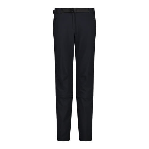 CMP Zip Off Hose Stretch-Hose Wanderhose Funktionshose Damen schwarz NEU