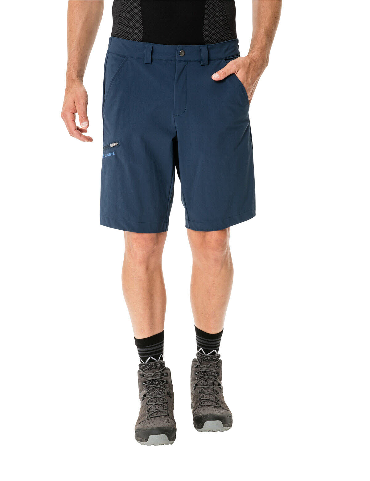 Vaude Men's Farley Stretch Bermuda II Wanderhose Herren dunkelblau