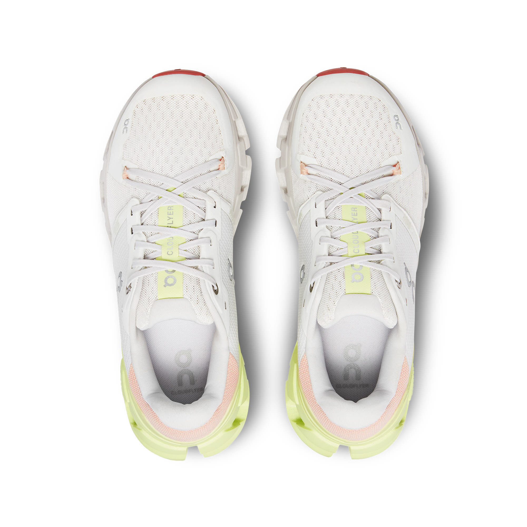 ON Cloudflyer 4 Damen Joggingschuhe Laufschuhe weiß