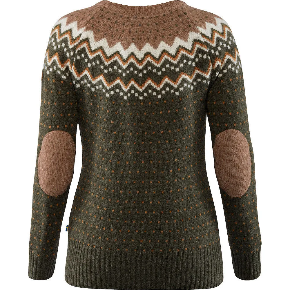 Fjällräven Övik Knit Sweater W Damen Strickpulli Pullover deep forest