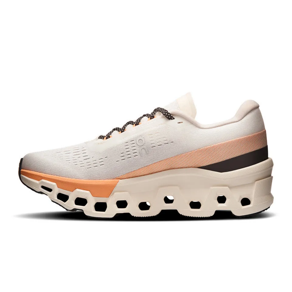 On Cloudmonster 2 Joggingschuh Freizeitschuh Damen Sneaker Laufschuhe weiß