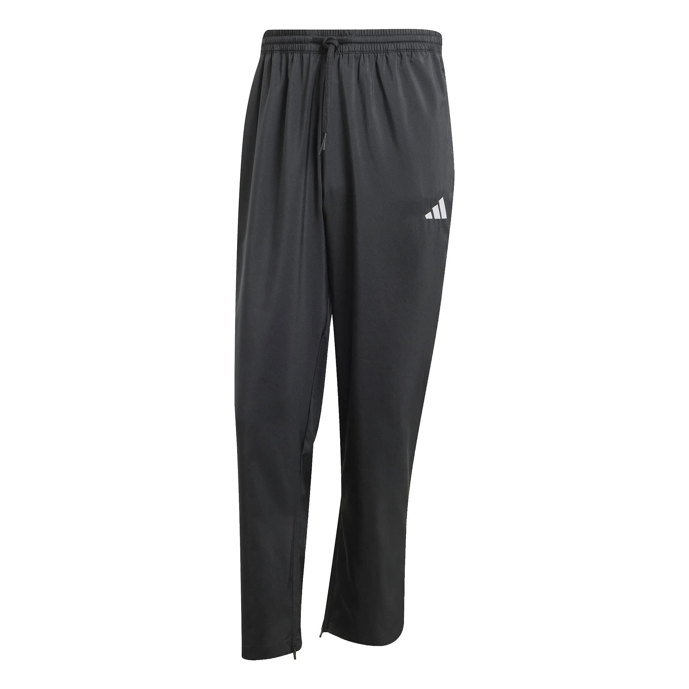 adidas Essentials Small Logo Open-Hem Stanford Hose Jogginghose Herren schwarz