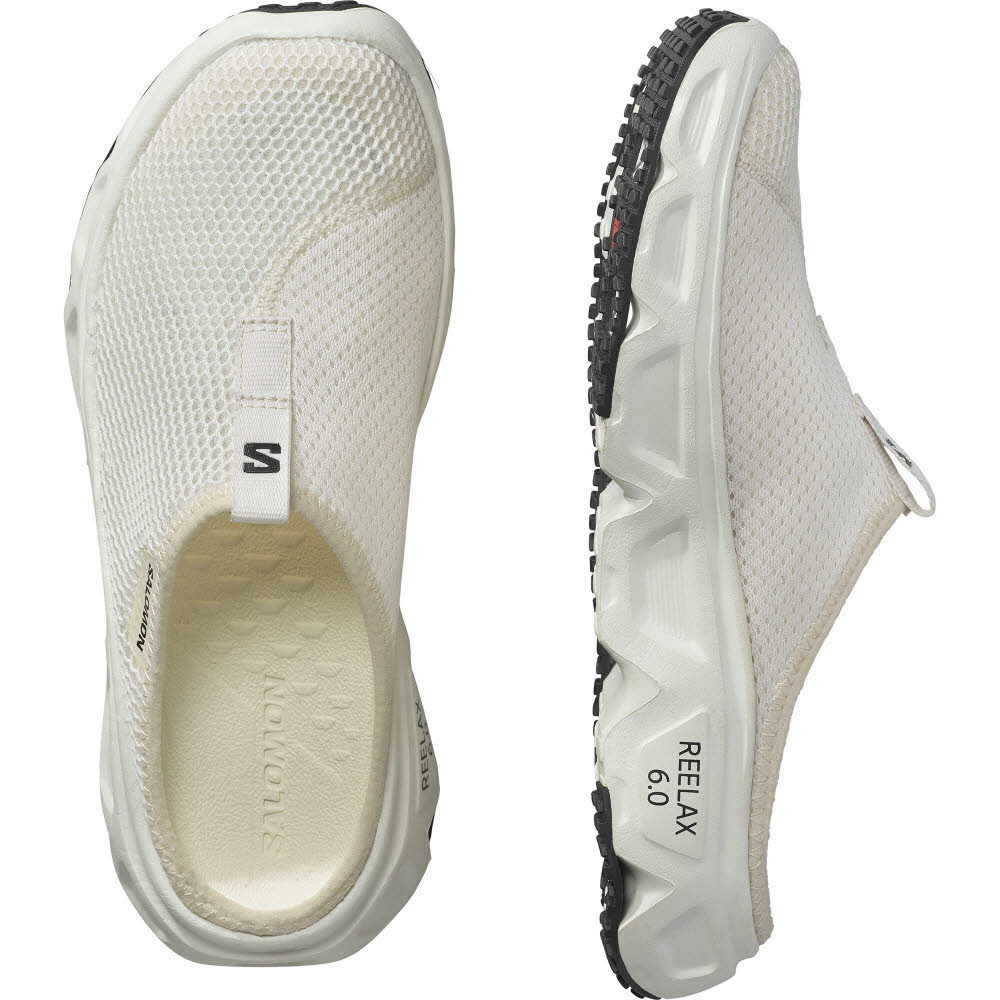 Salomon REELAX SLIDE 6.0 Damen Freizeitschuhe Slipper vanilla ice