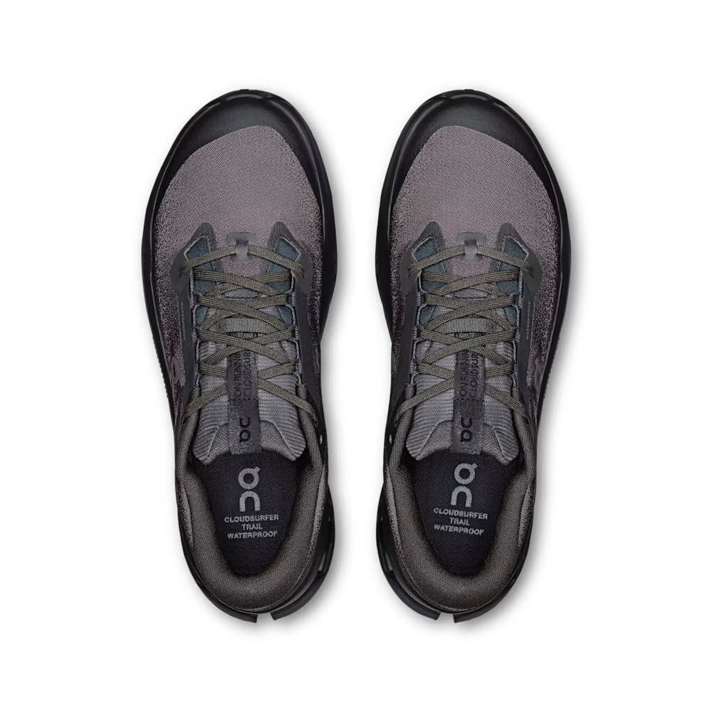 ON Cloudsurfer Trail 2 Waterproof Herren Sneaker Laufschuhe schwarz