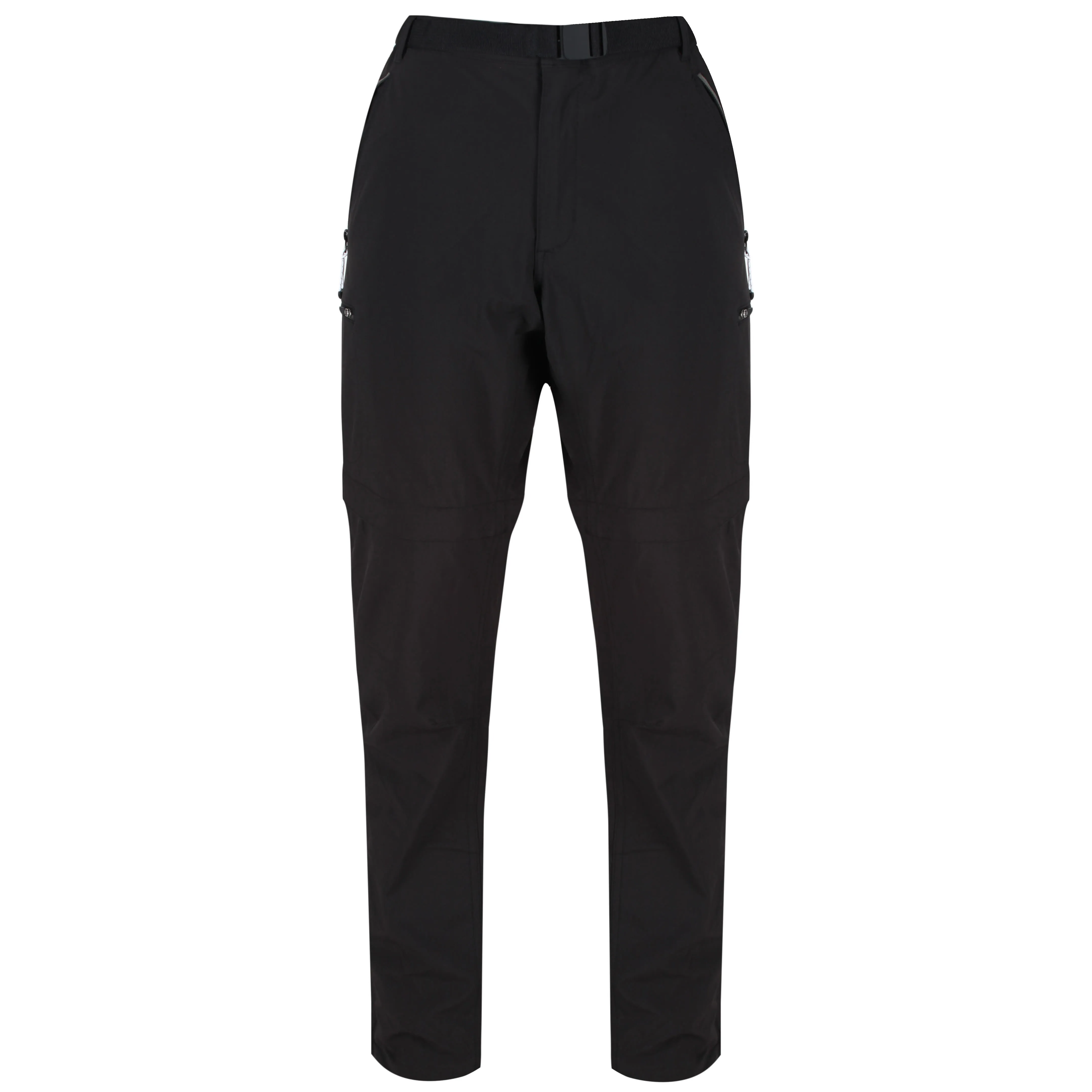 REGATTA Xert III Stretch Zip-Off Wanderhose Shorts Herren schwarz