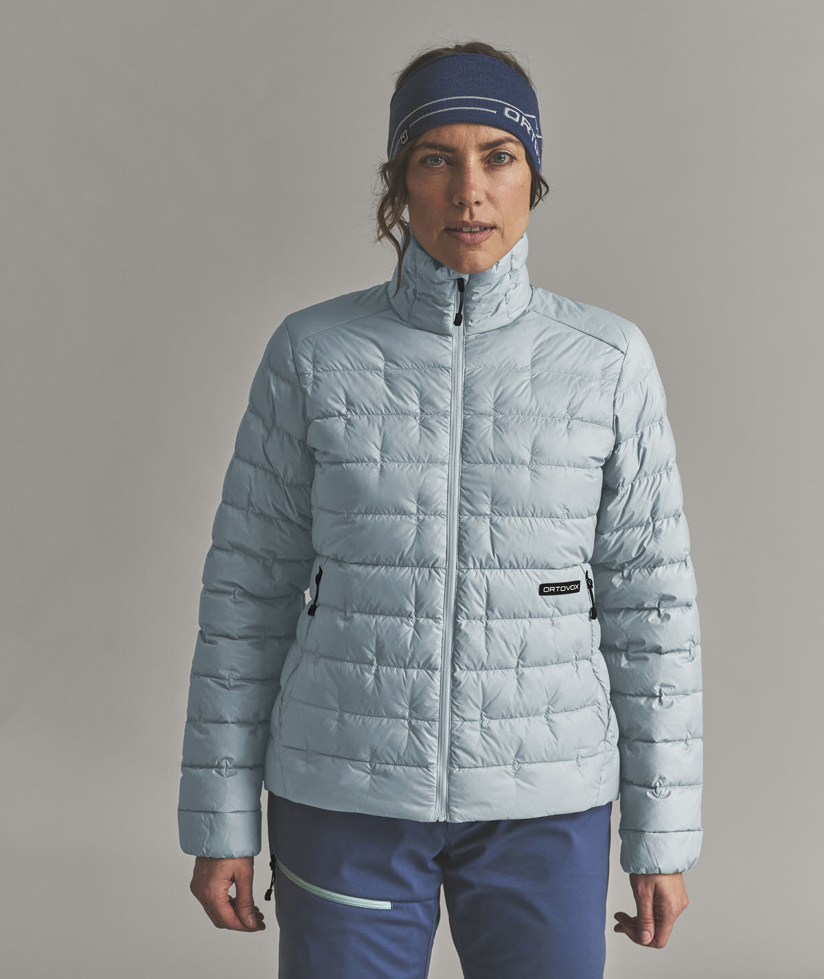 Ortovox Downwool 180 Jacket Damen Daunenjacke Outdoorjacke grau