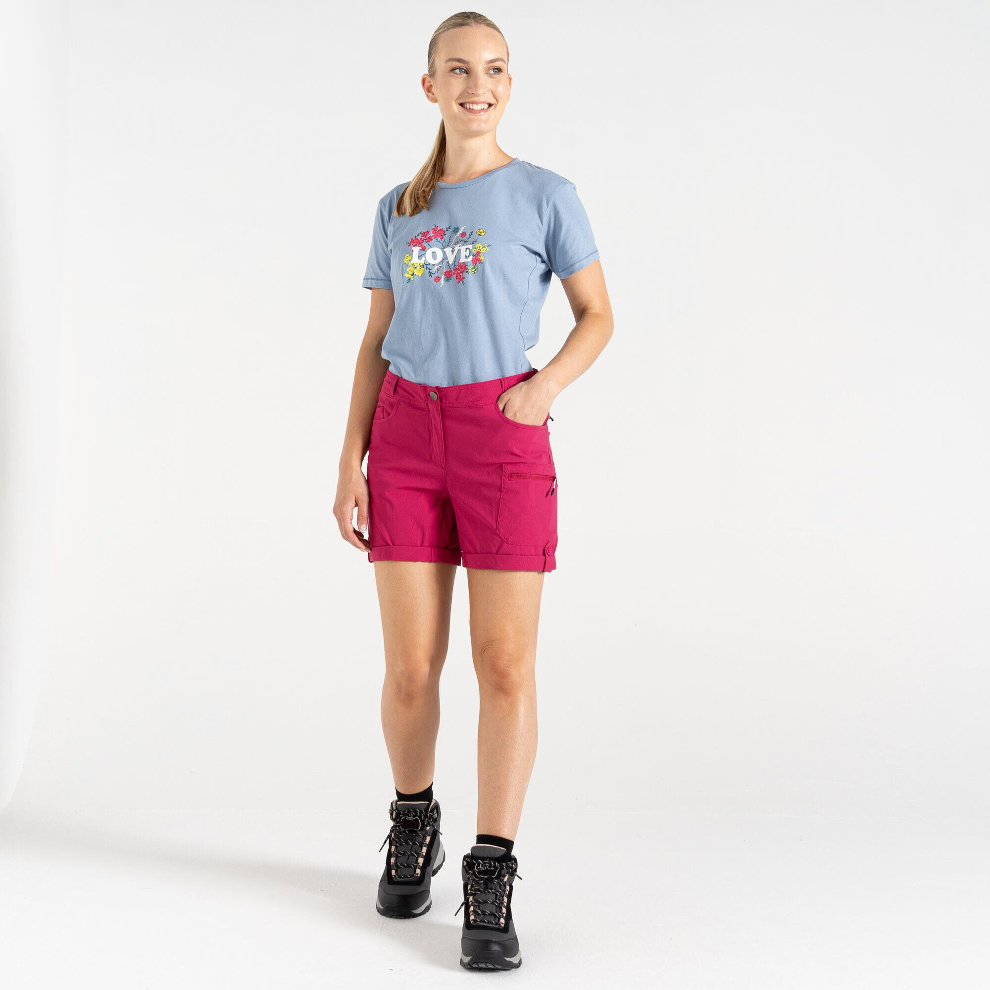 DARE2B Melodic II Walkingshorts Damen Shorts kurze Hose rosa